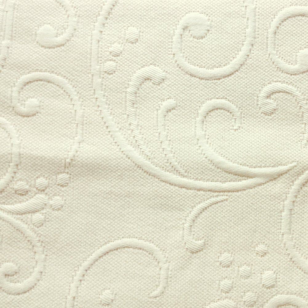 Braga Matelasse Coverlet, King, Ivory