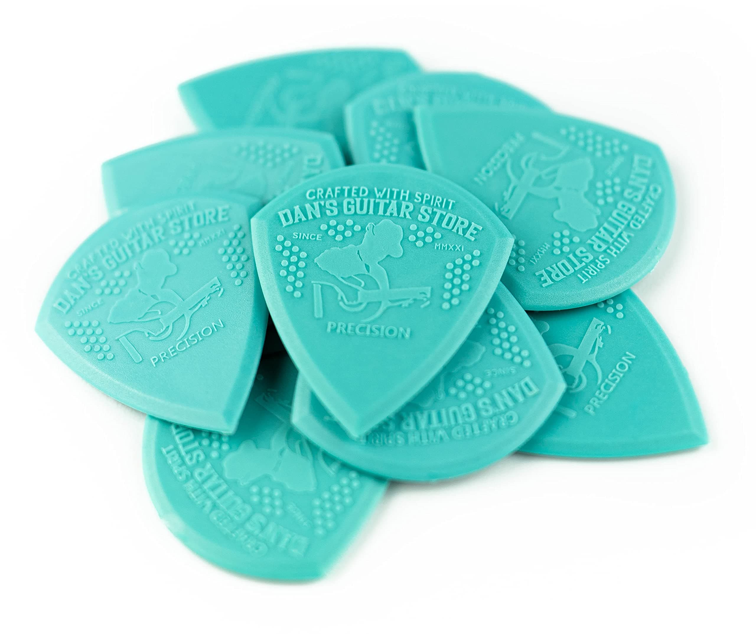 The Precision Pick - 10-Pack - Premium high grip extra precision high visibility plectrums from