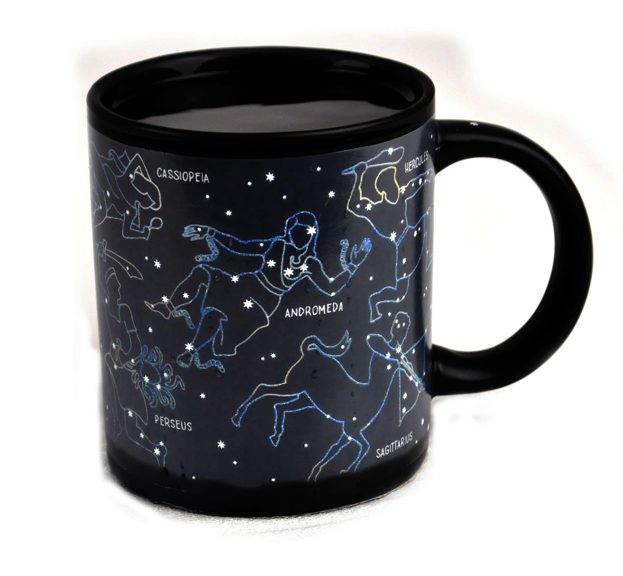 Heat Changing Constellation Mug - Add Coffee or Tea and 11 Constellations Appear - Comes in a Fun Gift Box