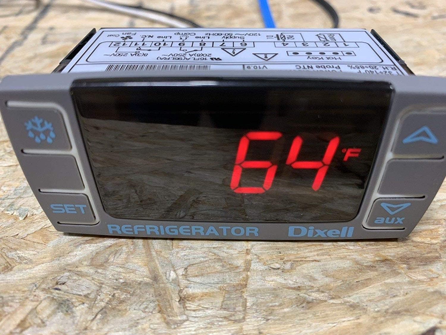 Dixell Temperature Controller XR03CX-4N0F1 Programmable-Commercial Refrigeration 120V
