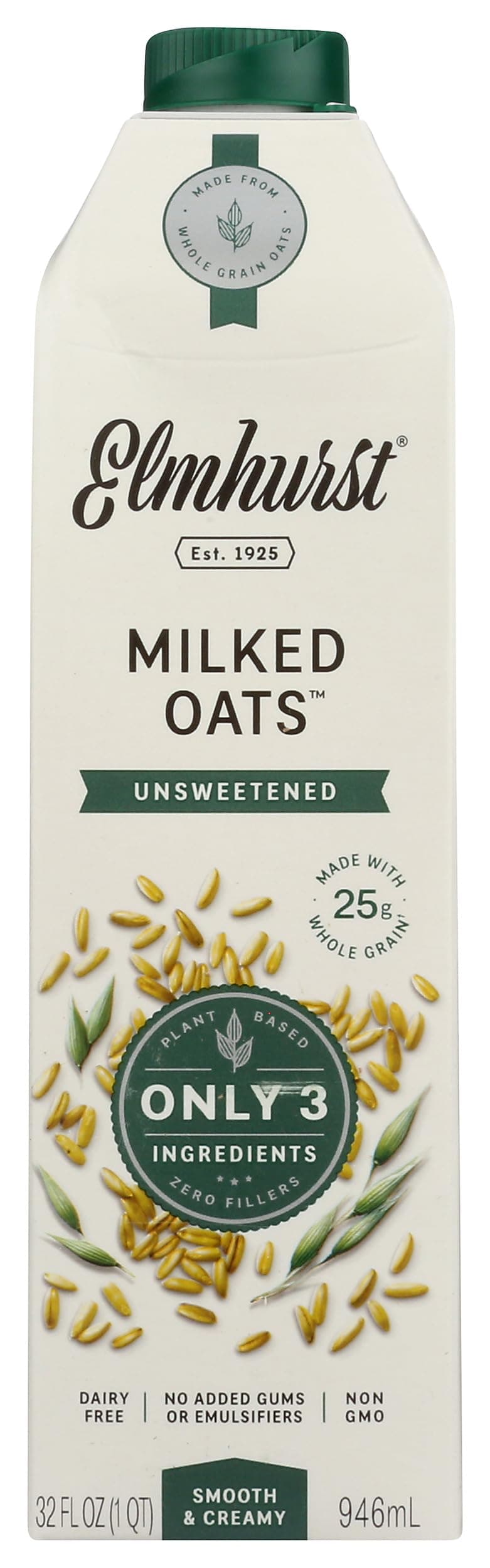 Elmhurst, Milk Oat Unsweetened, 32 Fl Oz