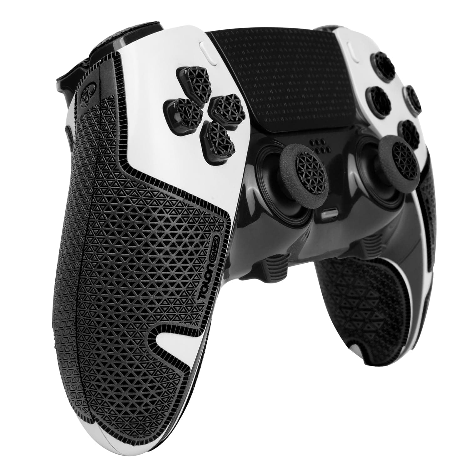 TALONGAMES Controller Grip Tapes Compatible with PS5 DualSense Edge, Ultra Version Anti Slip Tape, Sweat Absorbent, Skin kit, Compatible with PlayStation 5 Edge Grips, Buttons, Trigge, D-pad Black