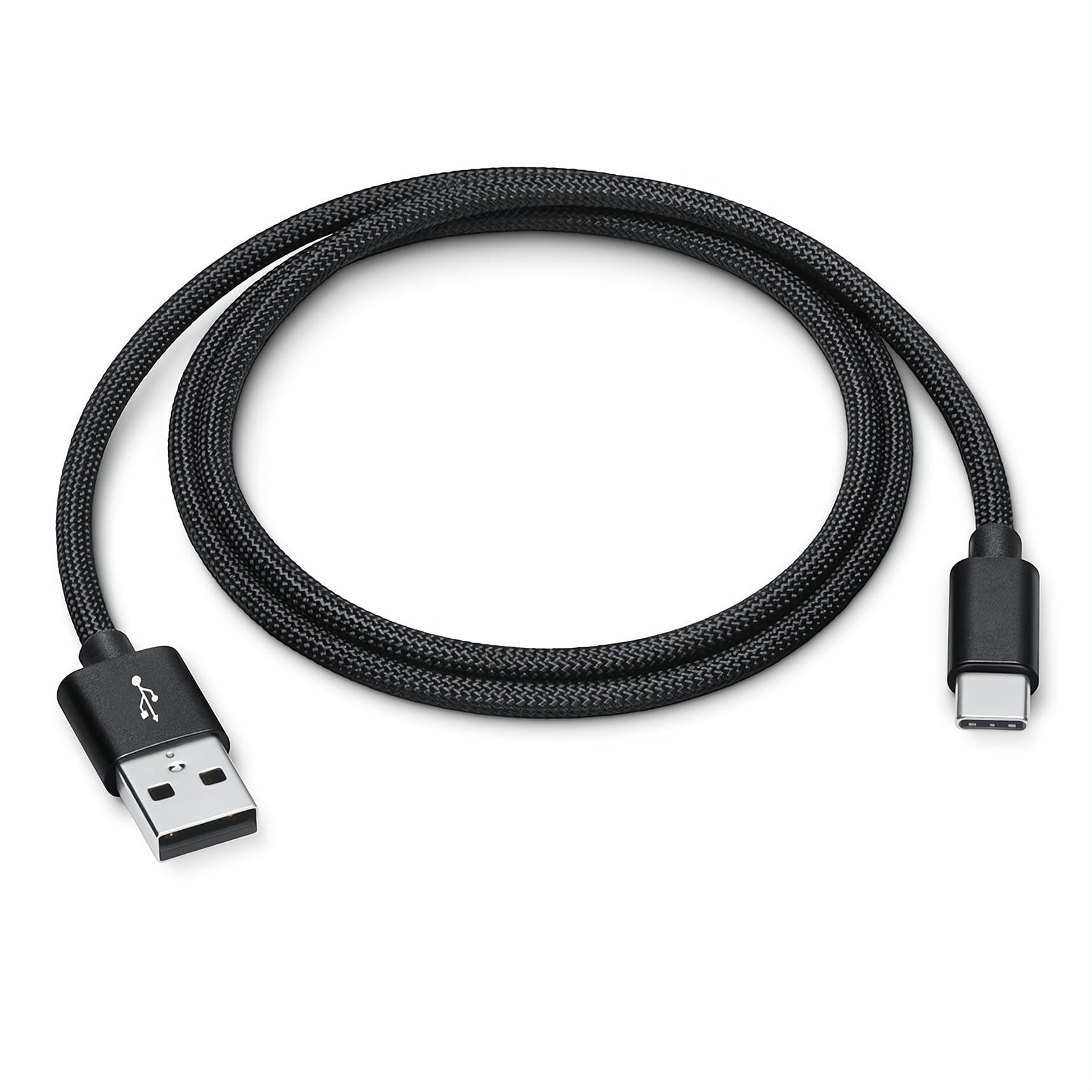 Woven USB to USB-C Cable for iPhone 17 Series (Black, 5ft), MFi Certified Car CarPlay USB Charger to USB Type C Cord Fast Charging for Apple iPhone Air/17 Pro Max/16e/16 Plus/16 ProMax/15 Pro/iPad Air