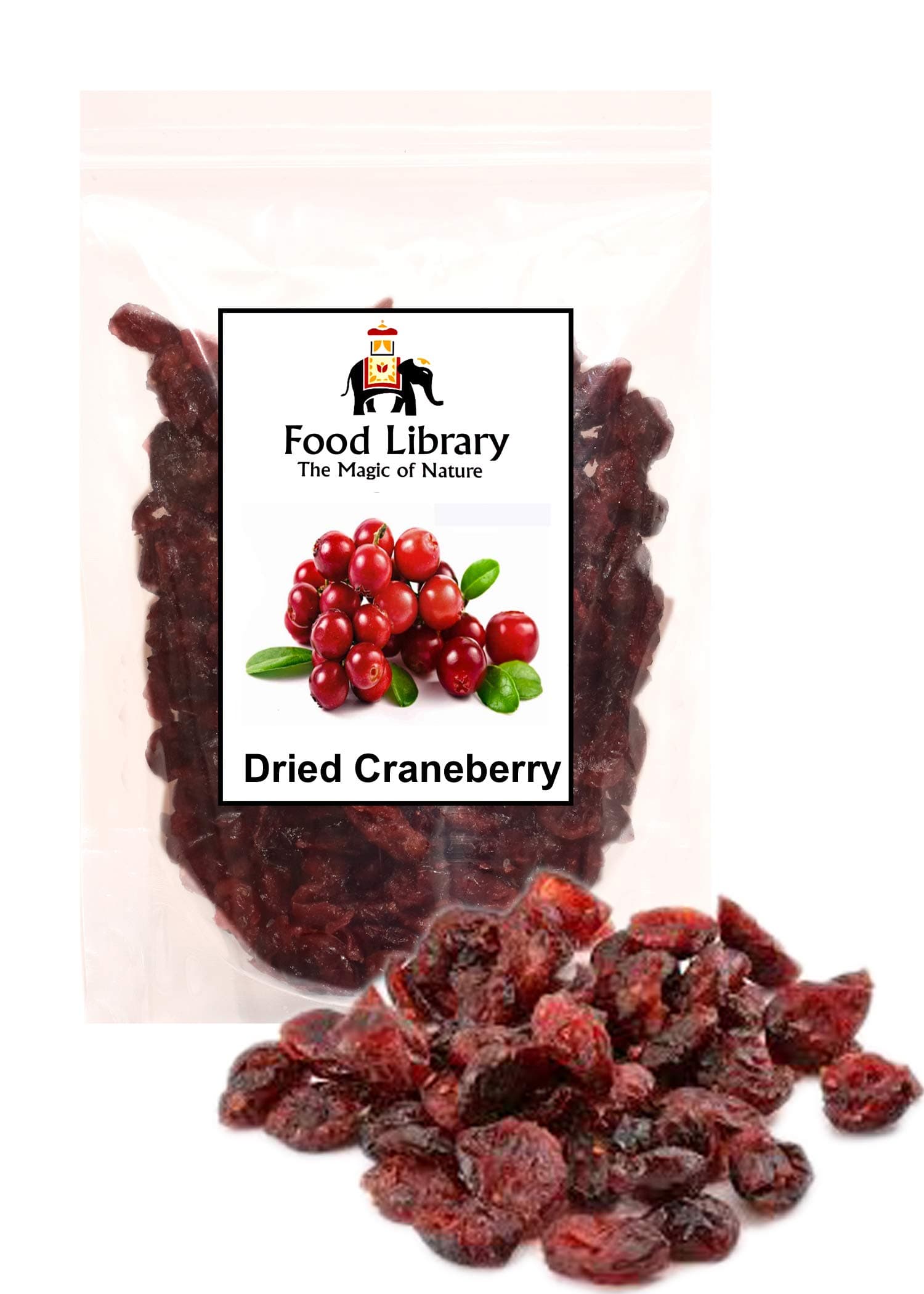 Food Library Dried Cranberries (200g)