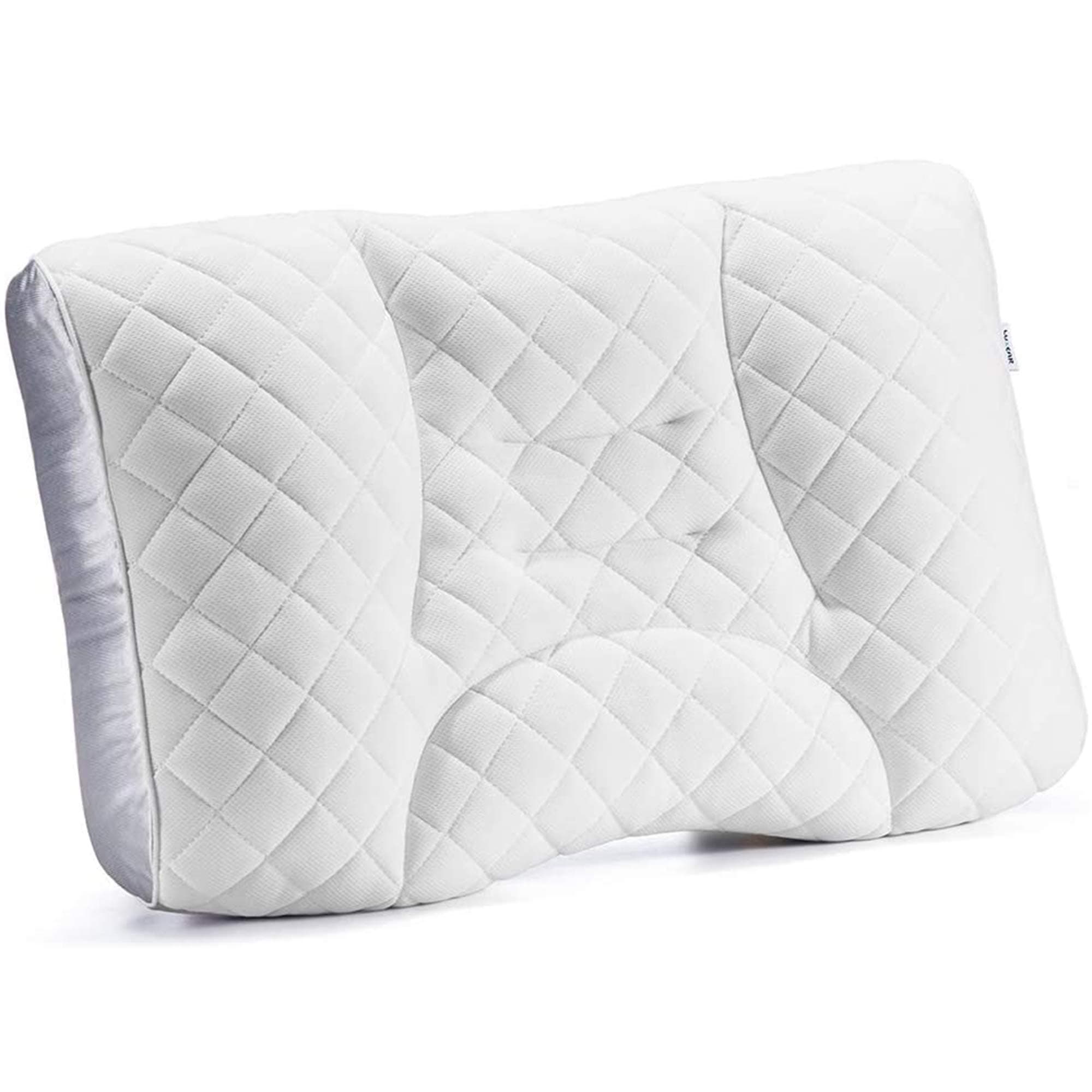 LUXEAR Bed Pillow, Adjustable Pillow for Sleeping, Fill with Innovative TPE Hose, DIY 5 Partition Design, Machine Washable, Relief Neck & Shoulder Pain, Perfect for Side,Back,Stomach Sleeper