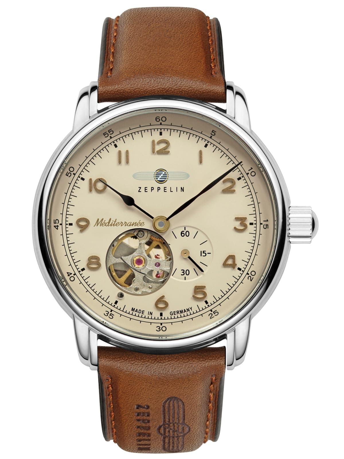 Men's Automatic Watch 100 Years Méditerranée 9666-5, Strap., Strap.