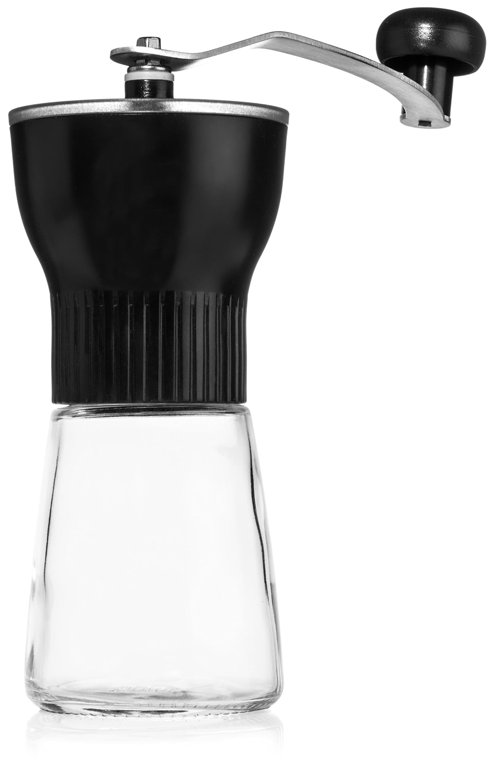 KONA Manual Coffee Grinder, Conical Burr Mill with Adjustable Setting, Best Ceramic Burr Coffee Grinder for Aeropress, Drip Coffee, Espresso, French Press, Turkish Brew