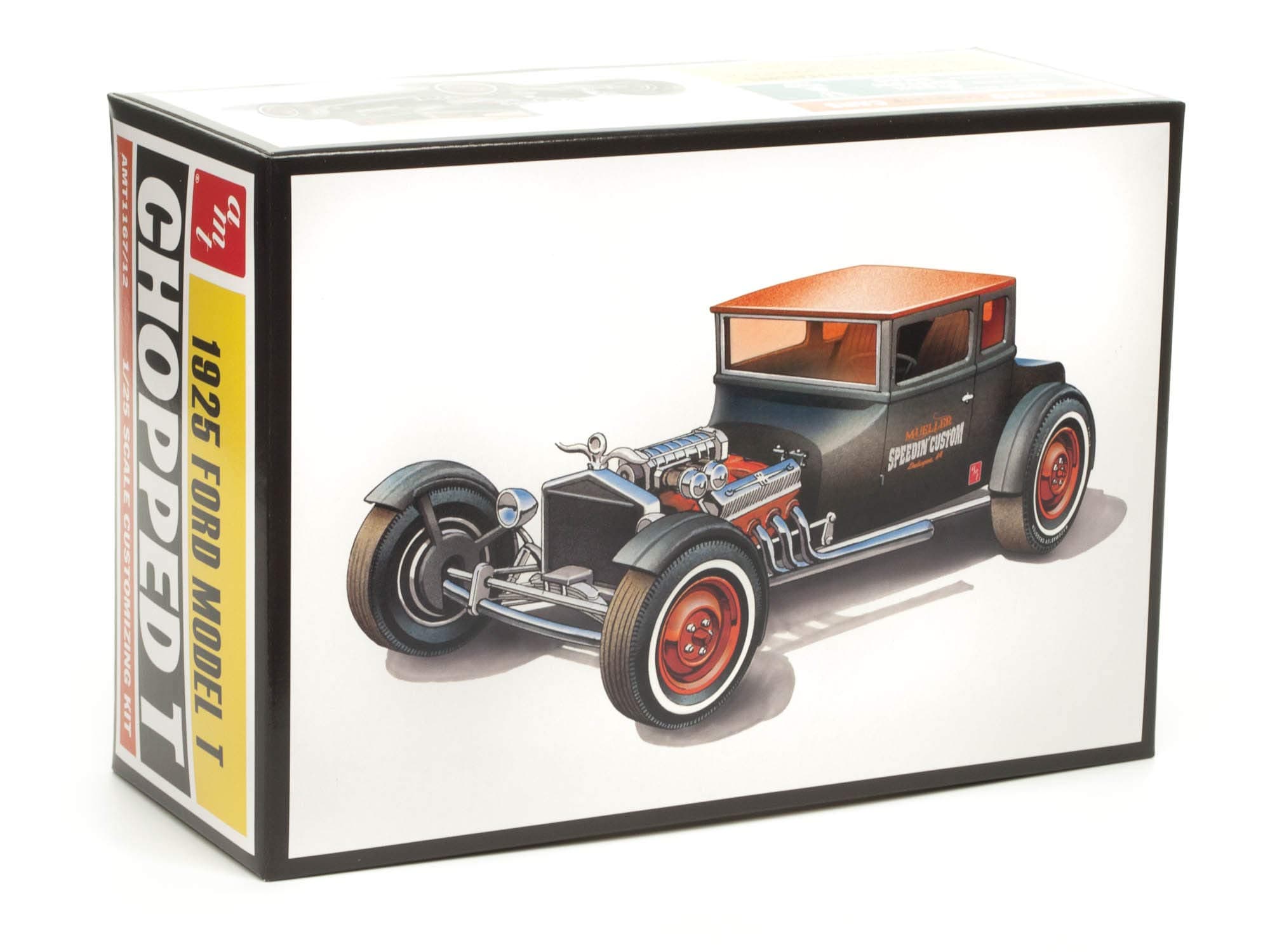 AMT Unknown 1925 Ford T Chopped 1:25 Scale Model Kit, Neutral (AMT1167)