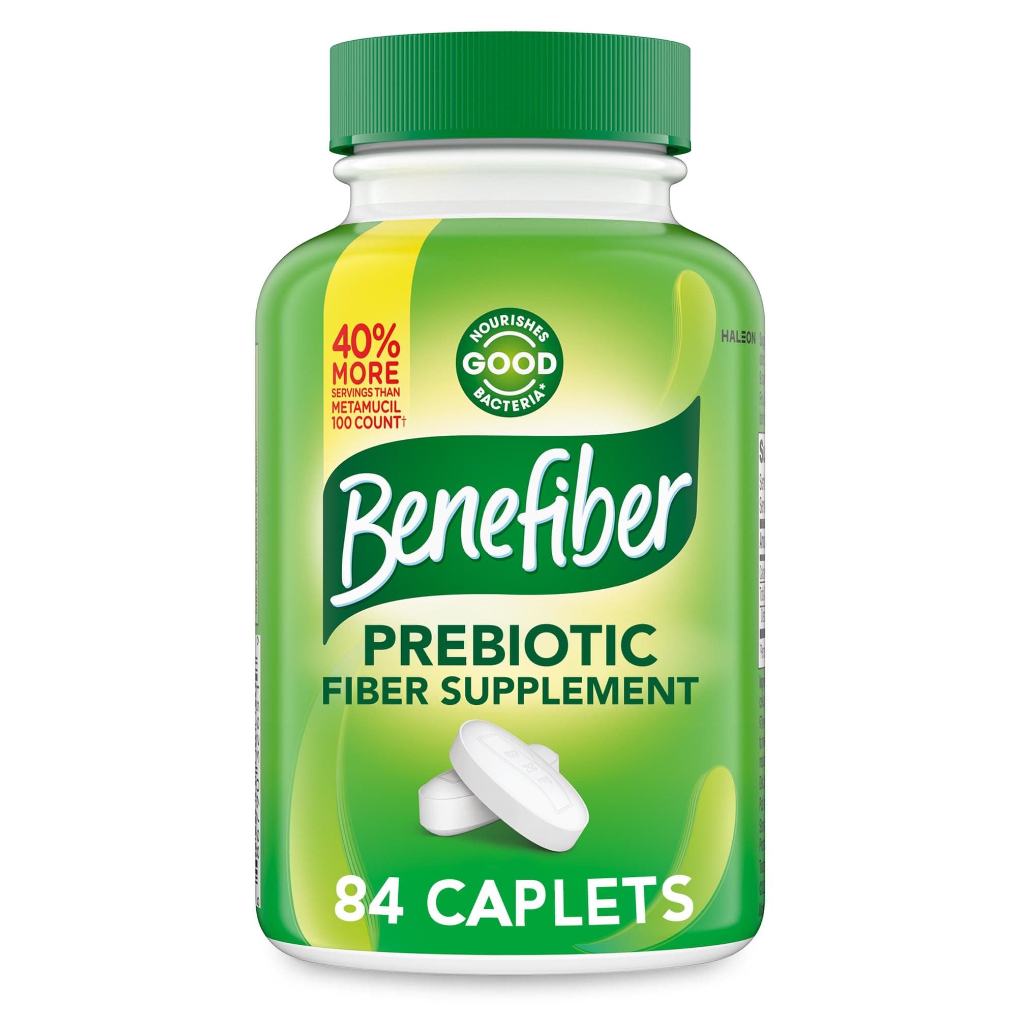 Prebiotic GLP-1 Friendly Fiber Supplement Caplets, 84 Count