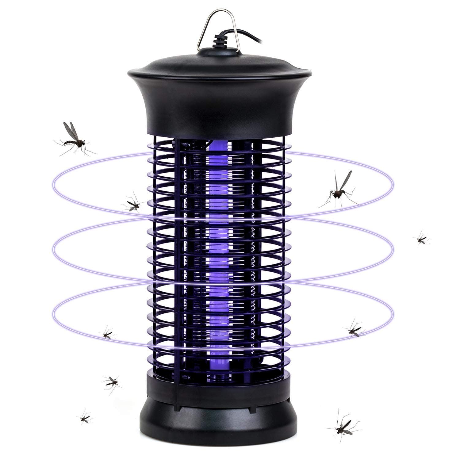 Jundo Portable Electric Mosquito Fly Killer Light, Measures Hanging and Fixed Dual-Use Portable Home/Hotel/Shop/Outdoor Activity Bedrooms Living Living Kitchen Interior Office Outdoor