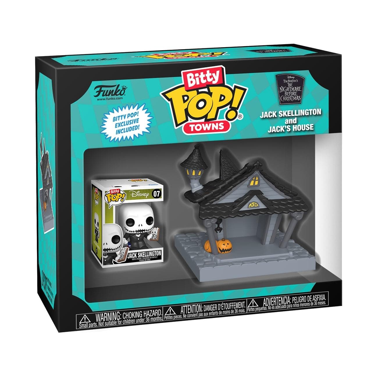 Funko Pop! Bitty Town: The Nightmare Before Christmas- Jack and Jack's House