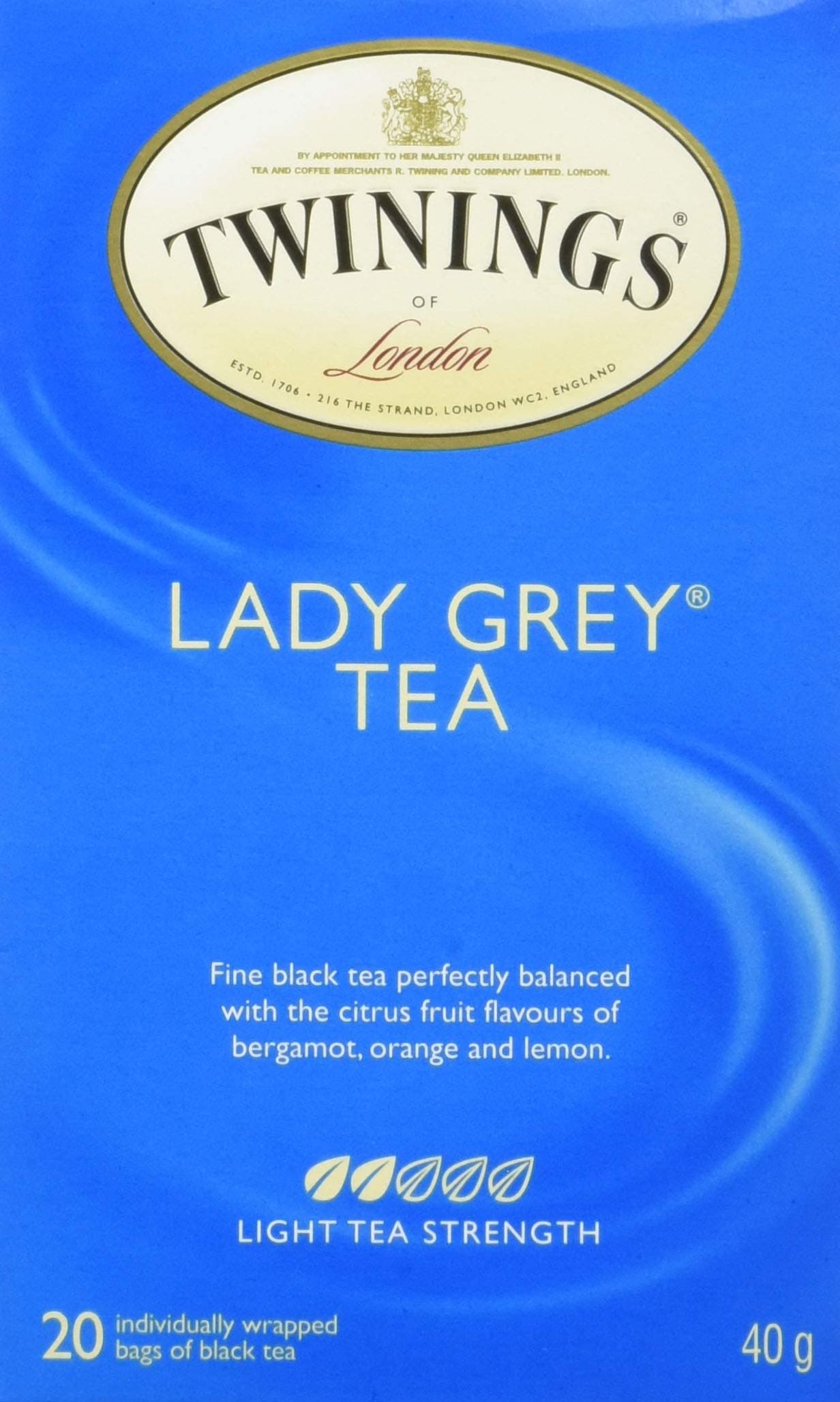 Tea Lady Grey Tea, 20 ct