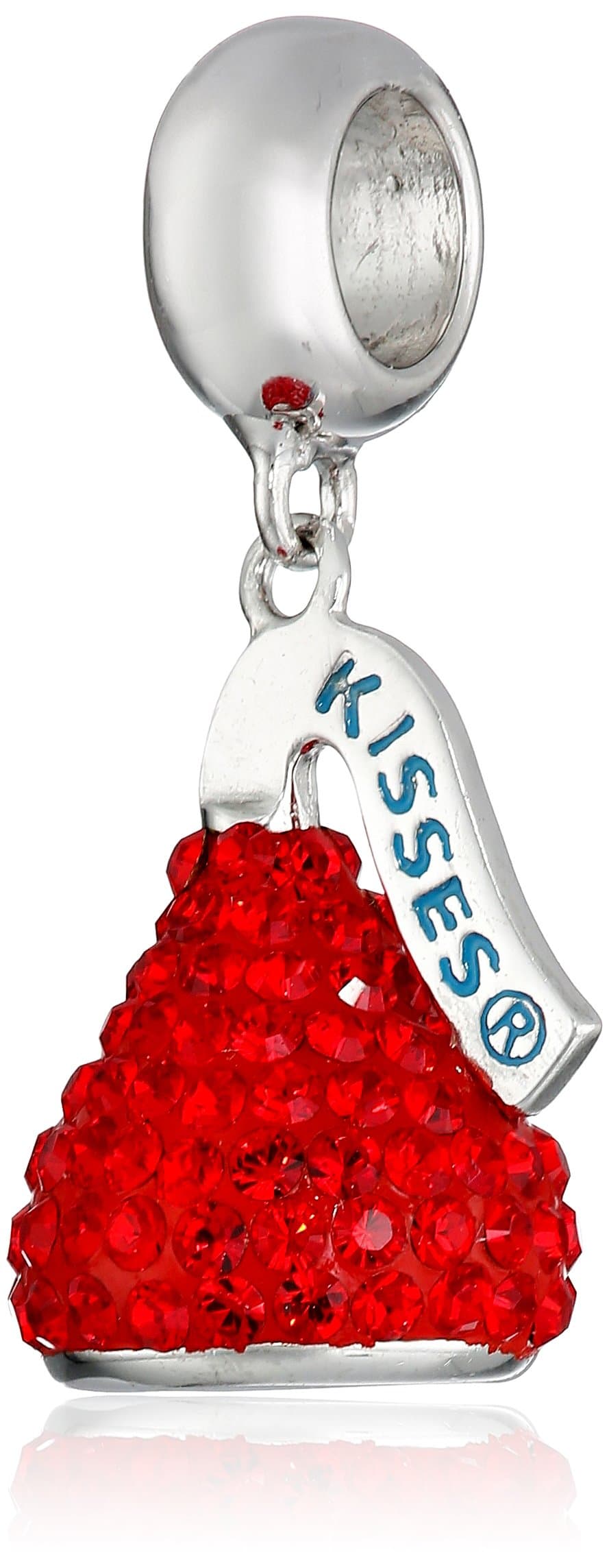 Sterling Silver Swarovski Elements 3D Dangle Charm