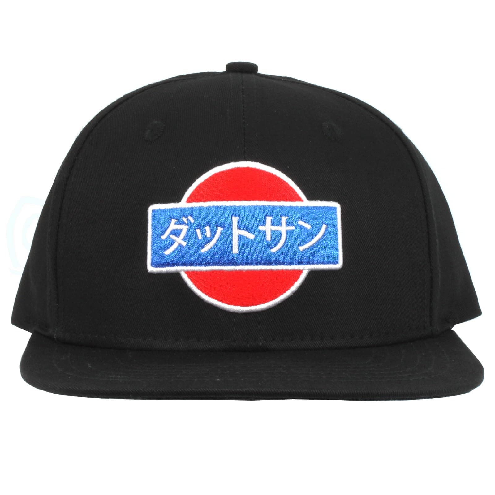 Datsun Kanji Baseball Cap - Flat Brim Black Hat