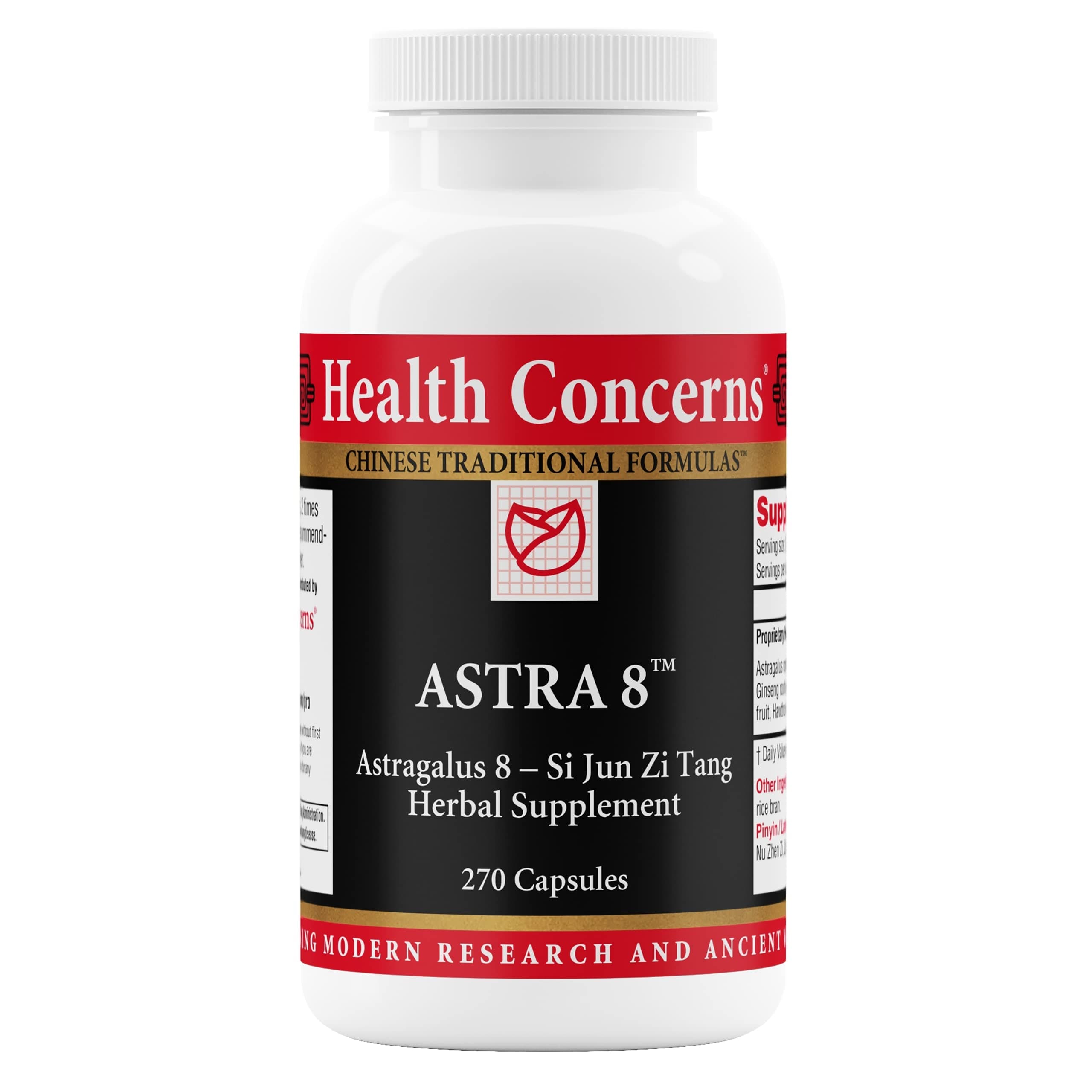 Health Concerns Astra 8 – Immune System Support & Fatigue Help – Energy Boost Supplement – Adaptogenic Herbal Blend with Astragalus & Ginseng – Chinese Herbal Supplements – 270 Capsules