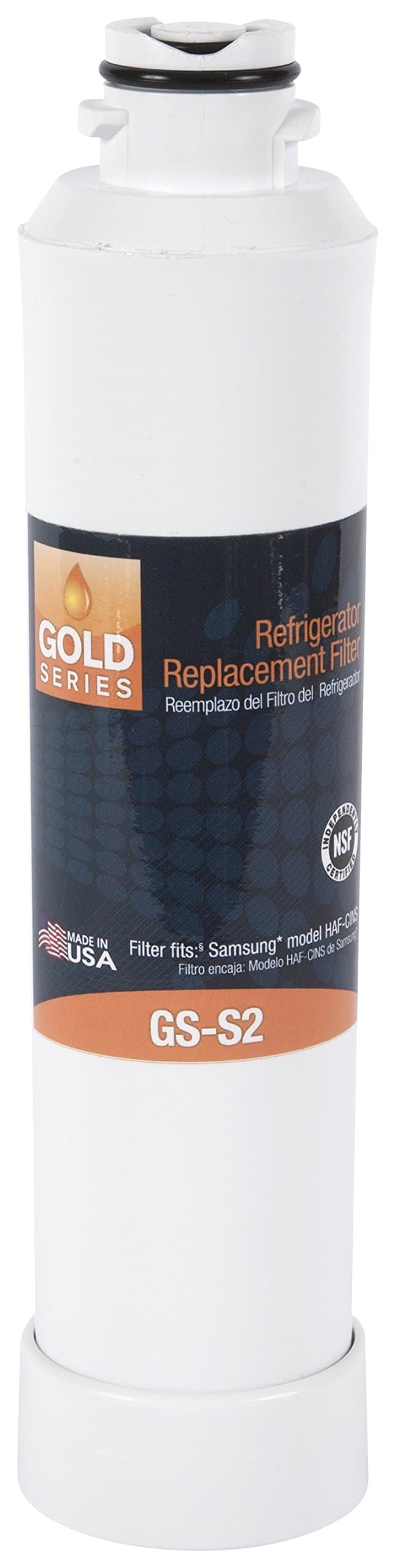 Gold Series GS-S2 Refrigerator Water Replacement Filter, Fits DA29-00020B, HAF-CIN/EXP, 46-9101
