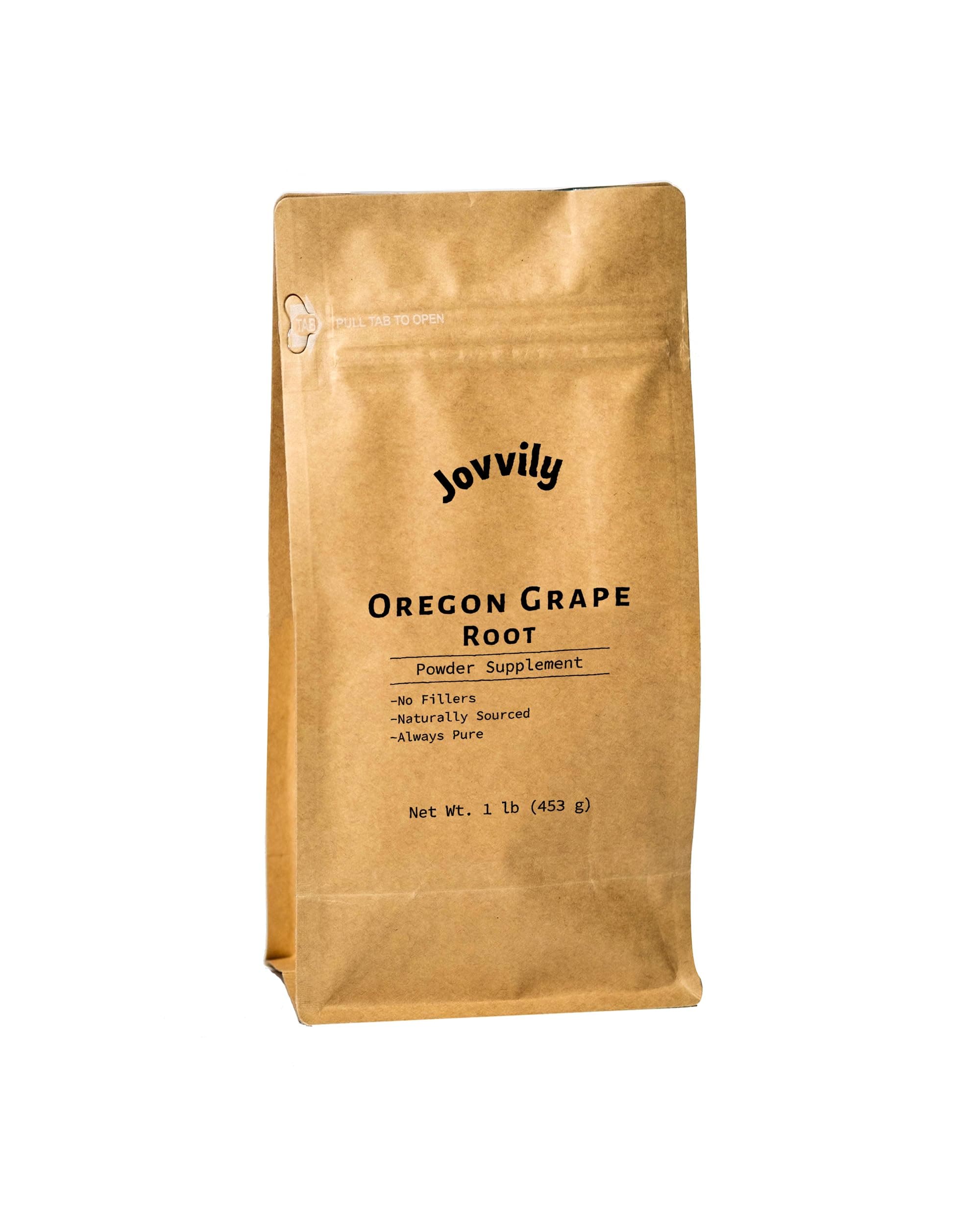 Jovvily Oregon Grape Root Powder - 1 lb - Single Ingredient, Herbal Supplement
