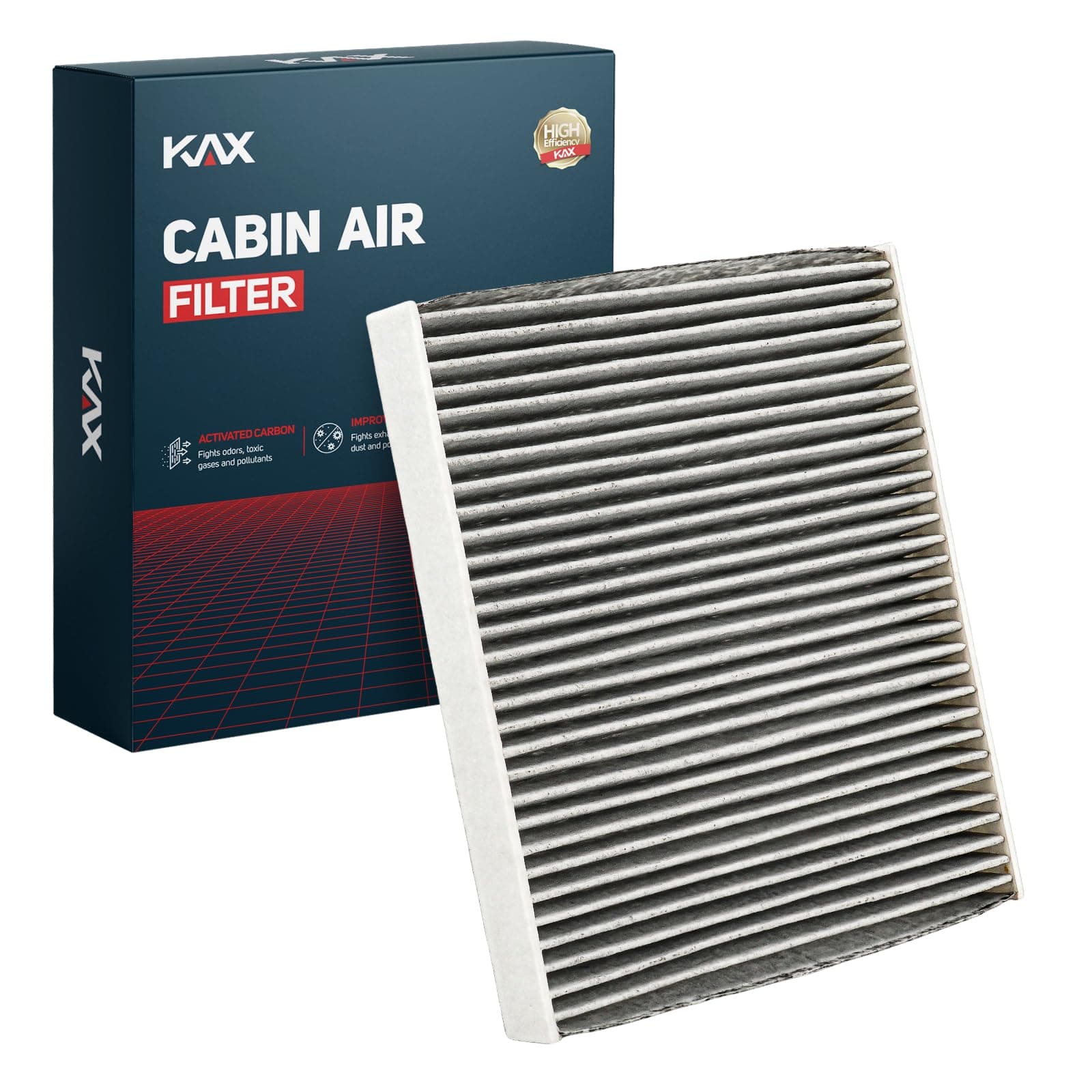 KAX Cabin Air Filter,CF11220 Replacement for 535i 2011-2016, 528i, 750Li, 550i, 650i, M5, 740Li, 640i, M6, 535d, w/Activated Carbon Passenger Compartment Air Filter,1PC