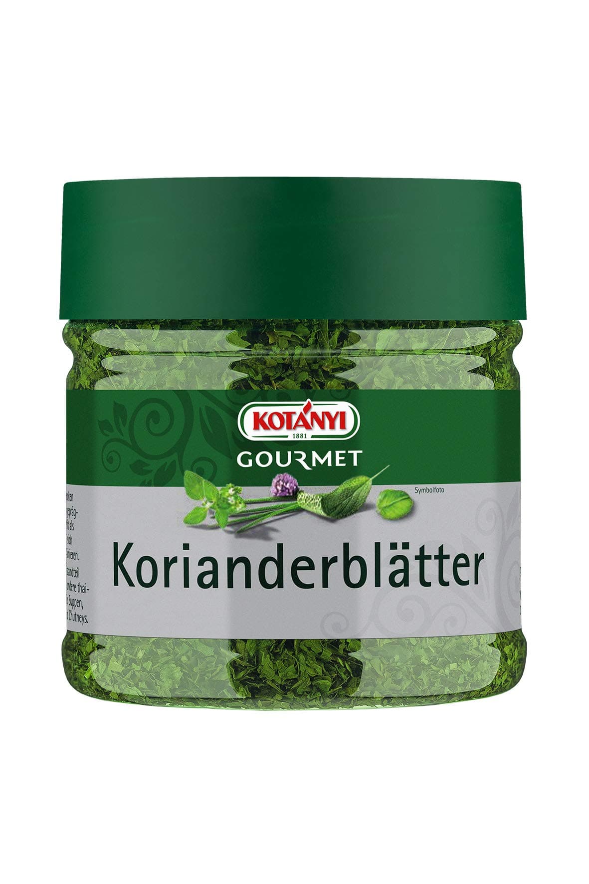 KOTANYI Coriander Leaves Rubbed, Large Jar