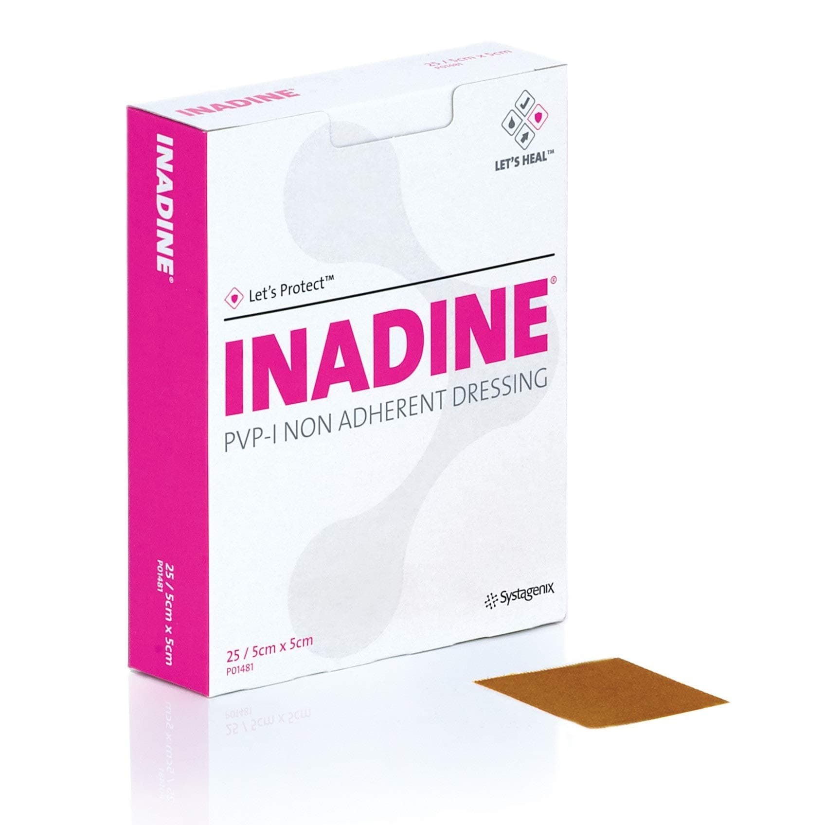 Inadine 5cm x 5cm (x25)