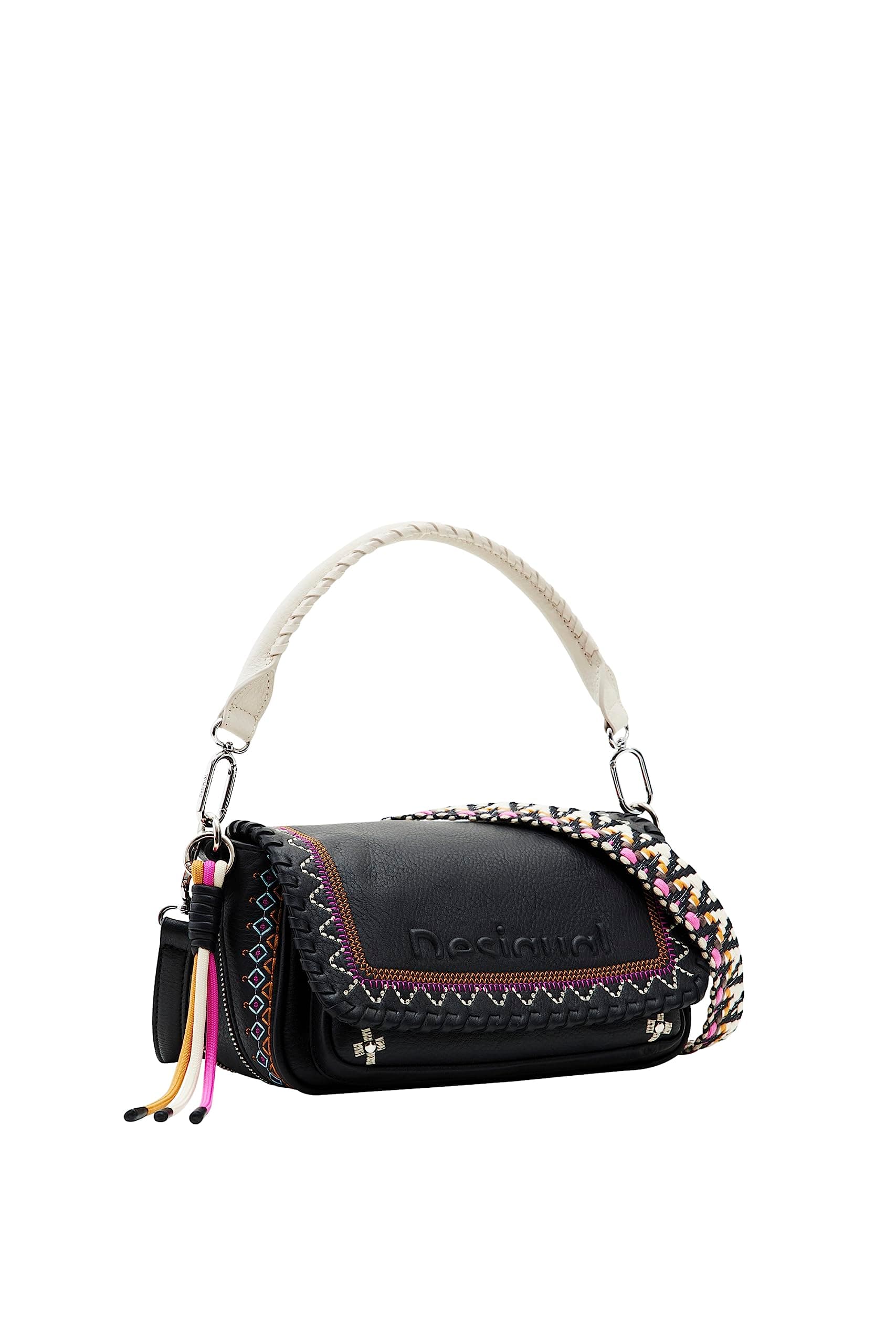 Desigual Medium Embroidered Cross Body Bag