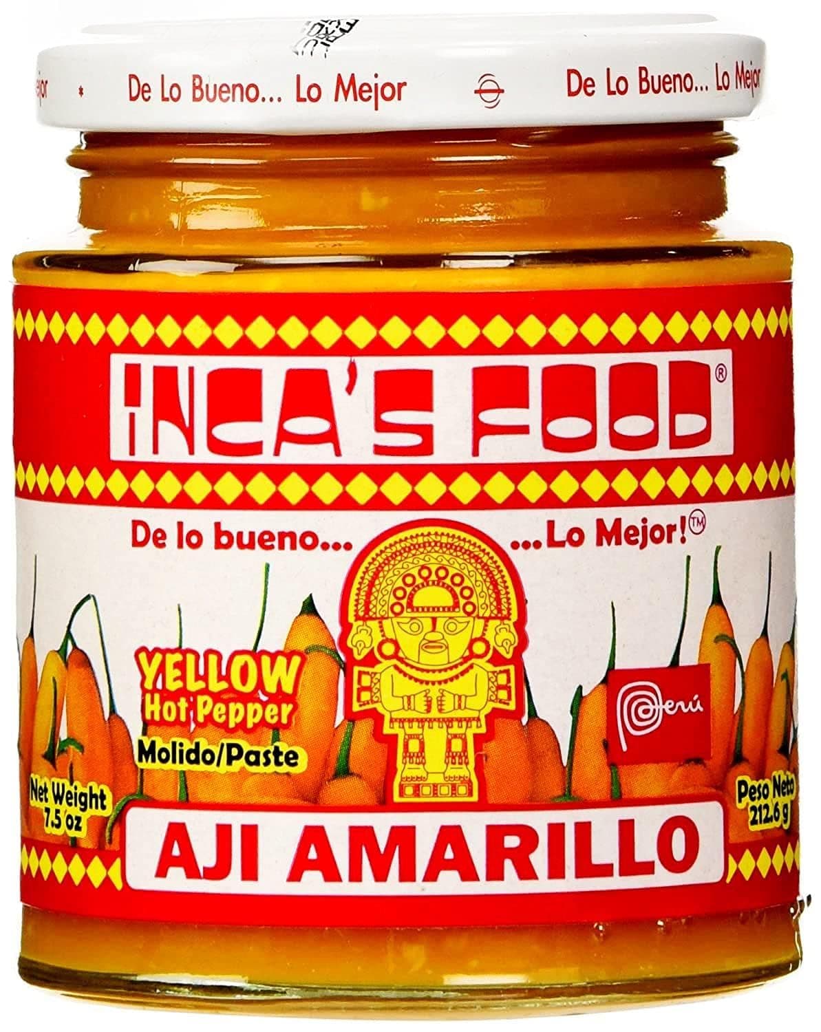 Aji Amarillo Paste - Hot Yellow Peruvian Pepper Paste 7.5 Oz