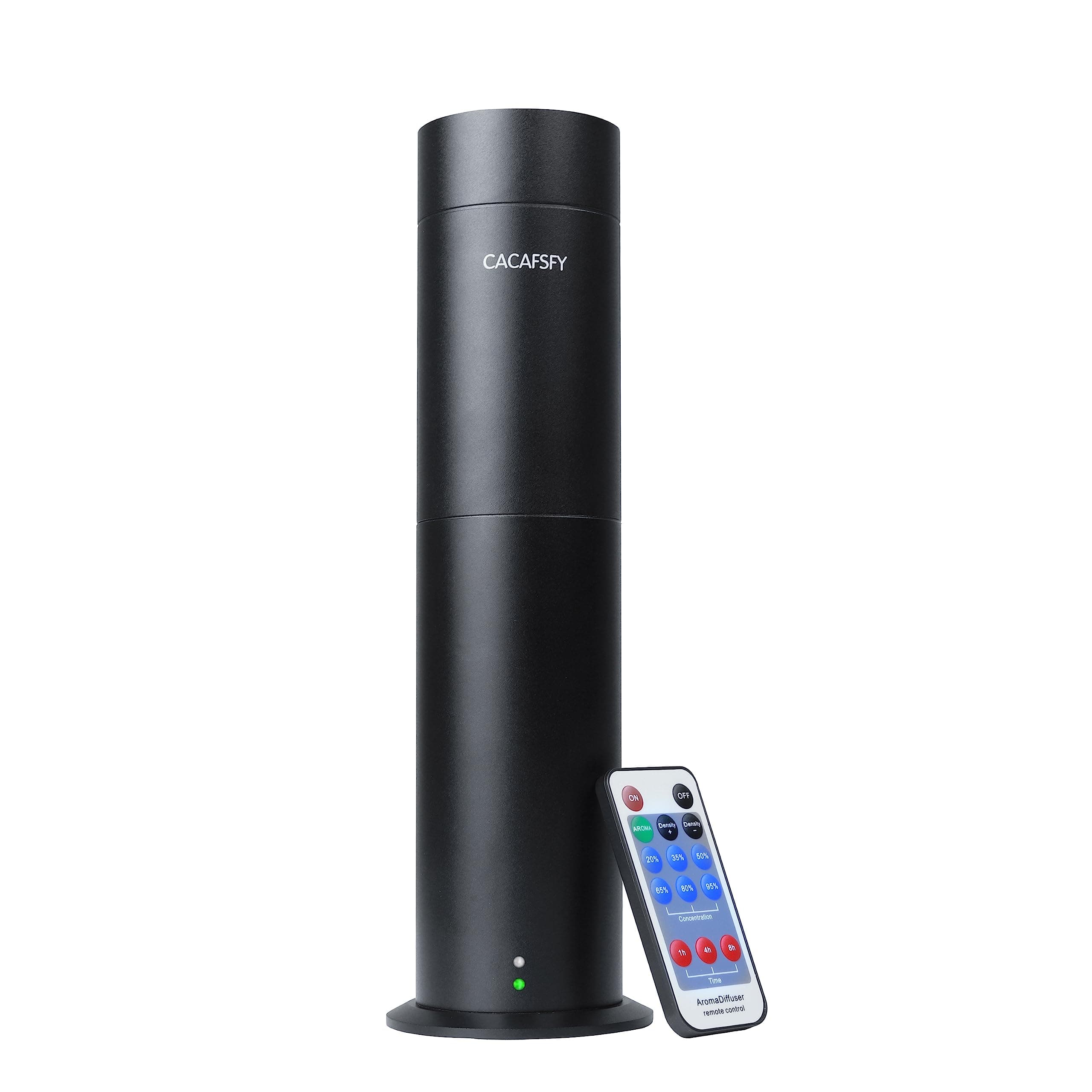 Cacafsfy Waterless Diffuser Machine for Home - Essential Oil Diffuser for Large Room - Studio Scent Cold Air Fragrance With Remote Control (Black)