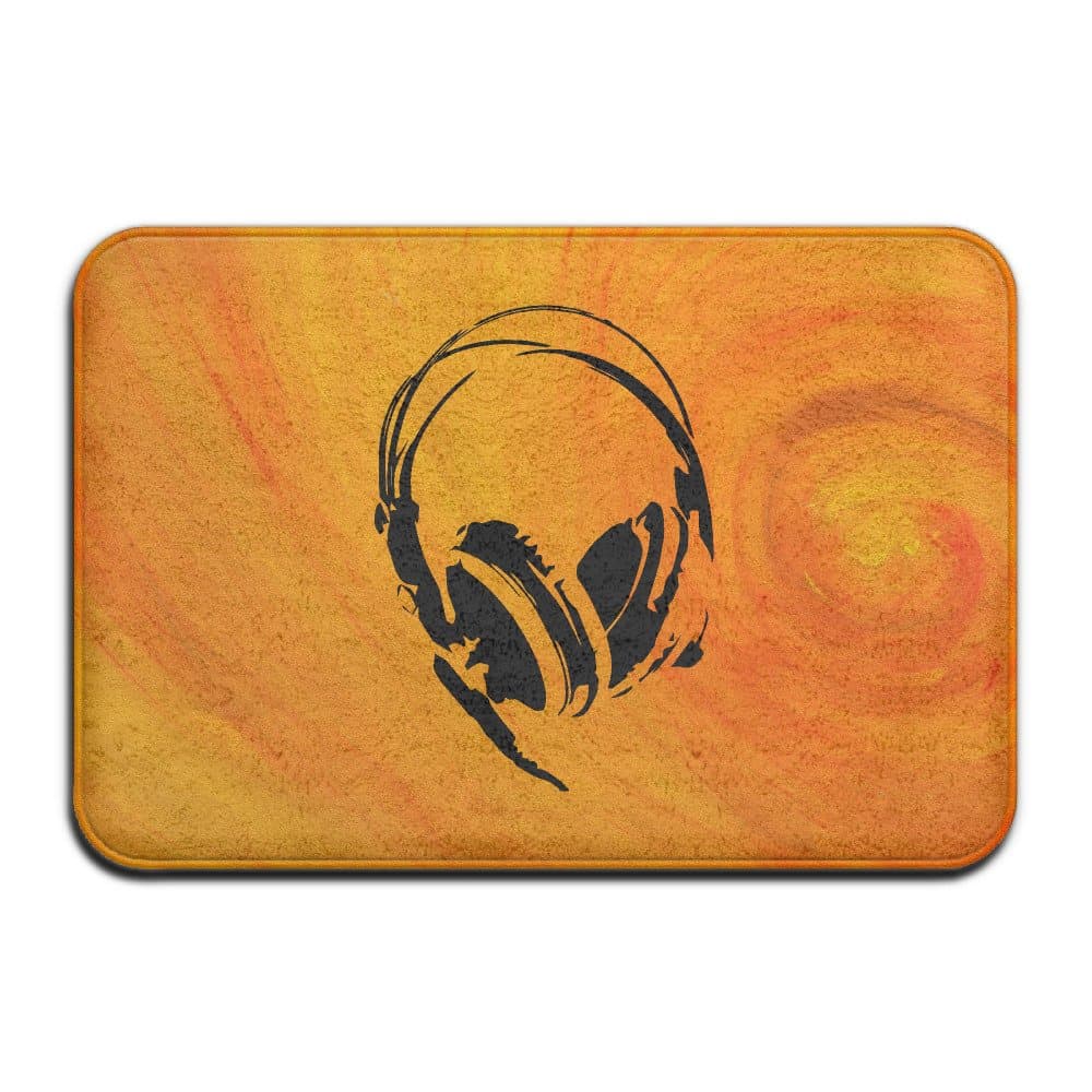 Impact Headphones Personalized Door Mats