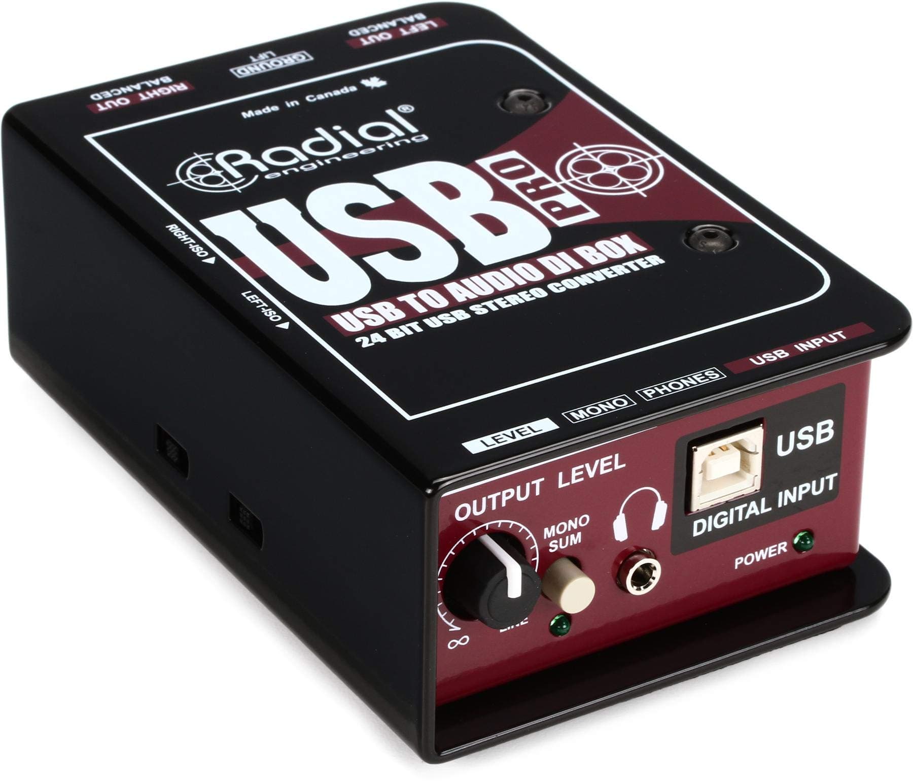 Radial USB-Pro 2-Channel Active Instrument Direct Box