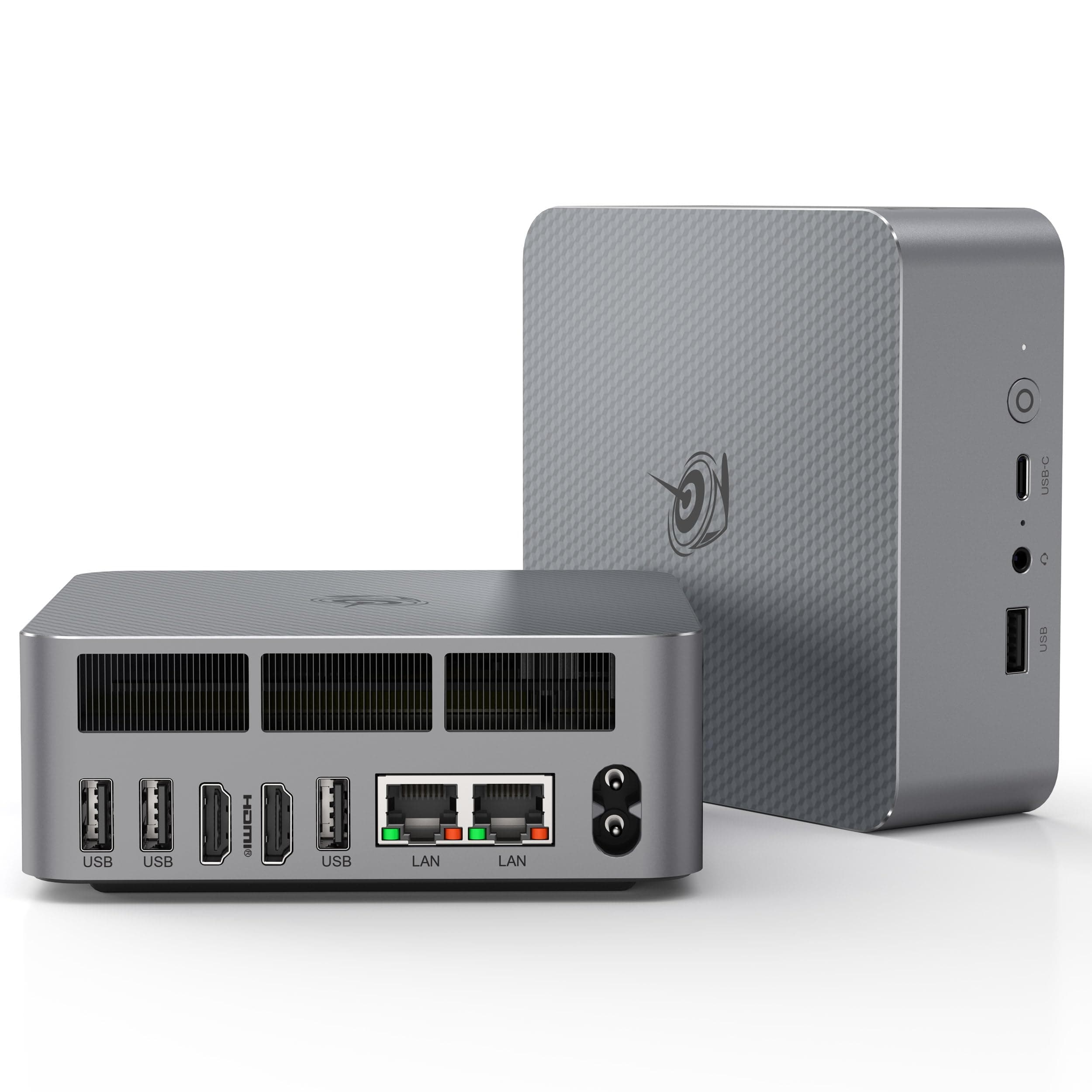 Beelink EQi12 Dual LAN Mini PC, Intel Core 1220P(10C/12T, up to 4.4GHz), 16GB DDR4 RAM 500GB PCIe4.0 SSD, Mini Desktop Computer Support WiFi 6/ BT5.2/ Dual HDMI/Bulit-in 85W Power Supply