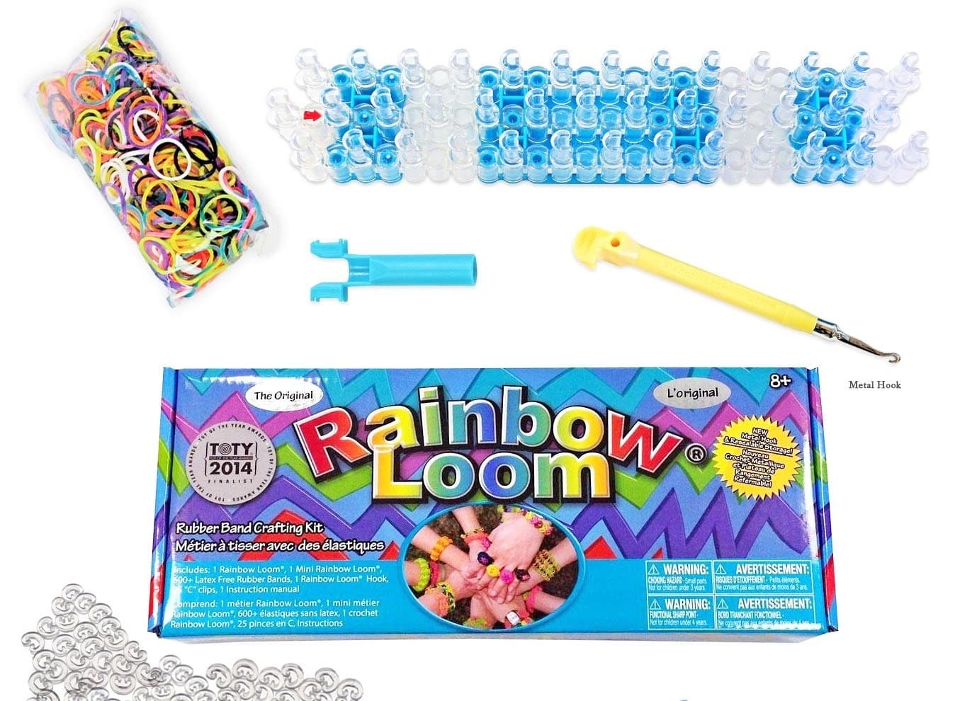 Rainbow LoomRubber Band Bracelet DIY Complete Kit