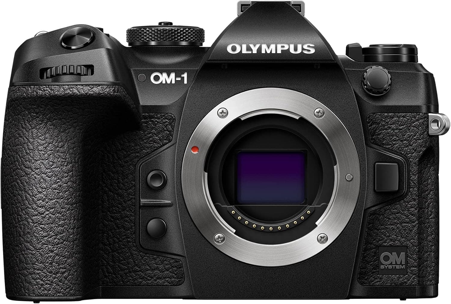 OM SYSTEM OM-1 Micro Four Thirds System Camera, 20 MP BSI Stacked Sensor, 5-Axis Image Stabilisation, Black