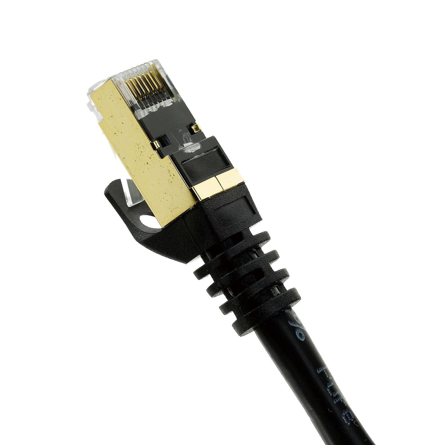 CAT6a FTP Professional Gold Headed Shielded Network Cable - High Speed 500MHz Premium Quality Cat6a / Patch / Ethernet / Modem / Router / LAN