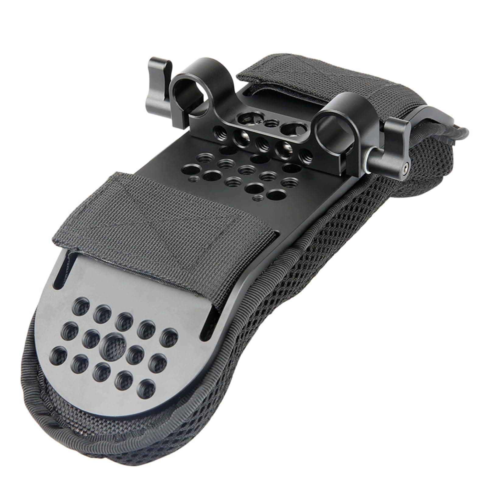 NICEYRIG Steady Shoulder Mount/Shoulder Pad for Video Camcorder Camera DV/DC Support System DSLR Rig (15mm Railblock)