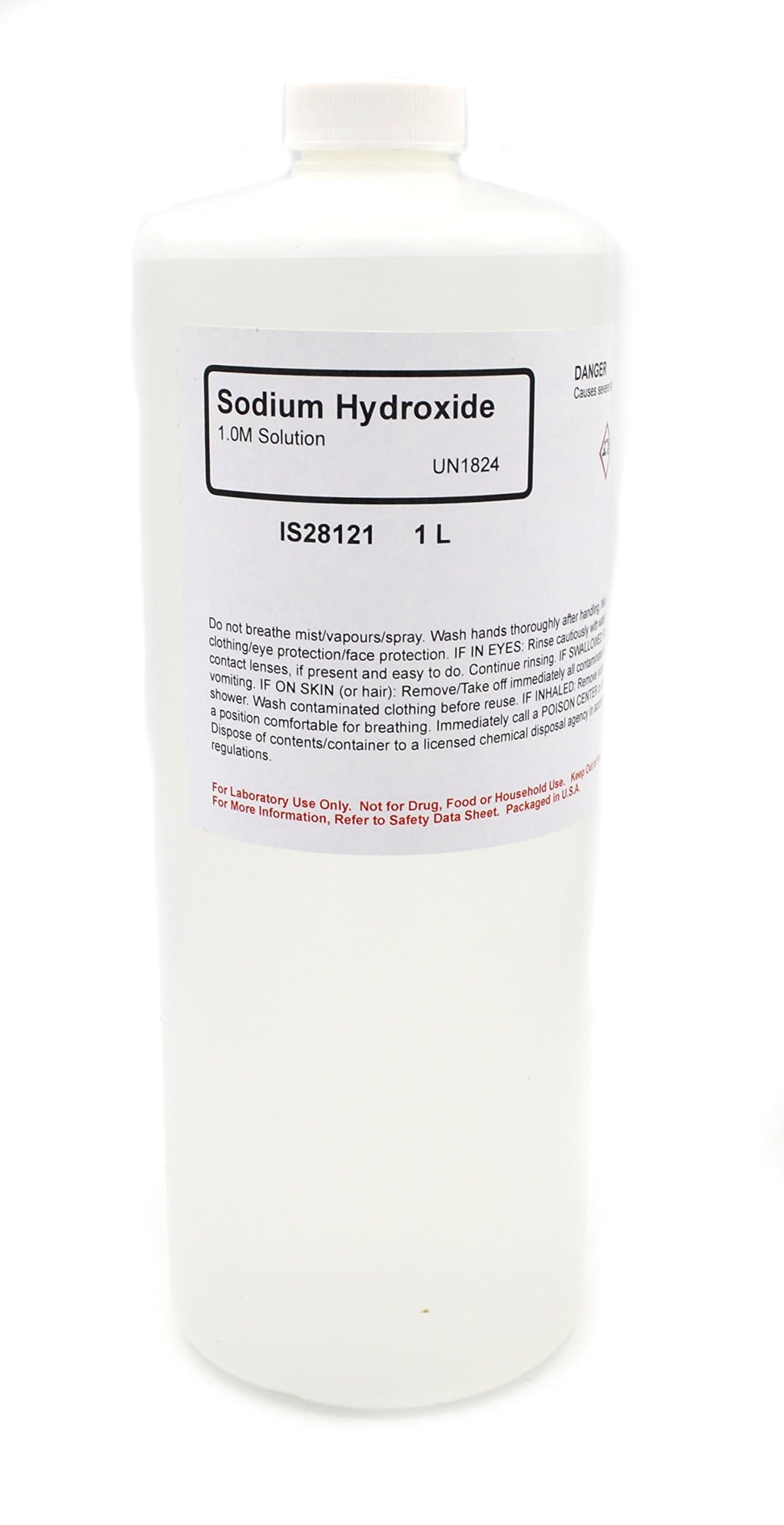 Sodium Hydroxide Solution, 1.0M, 1L - The Curated Chemical Collection by Innovating Science - Made in The USA