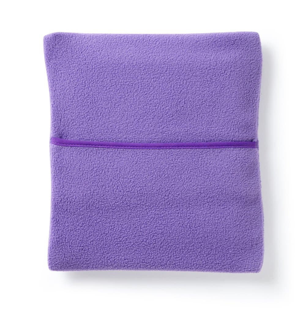 Microhottie Microwavable Hot Water Bottle Purple Polyester Fleece