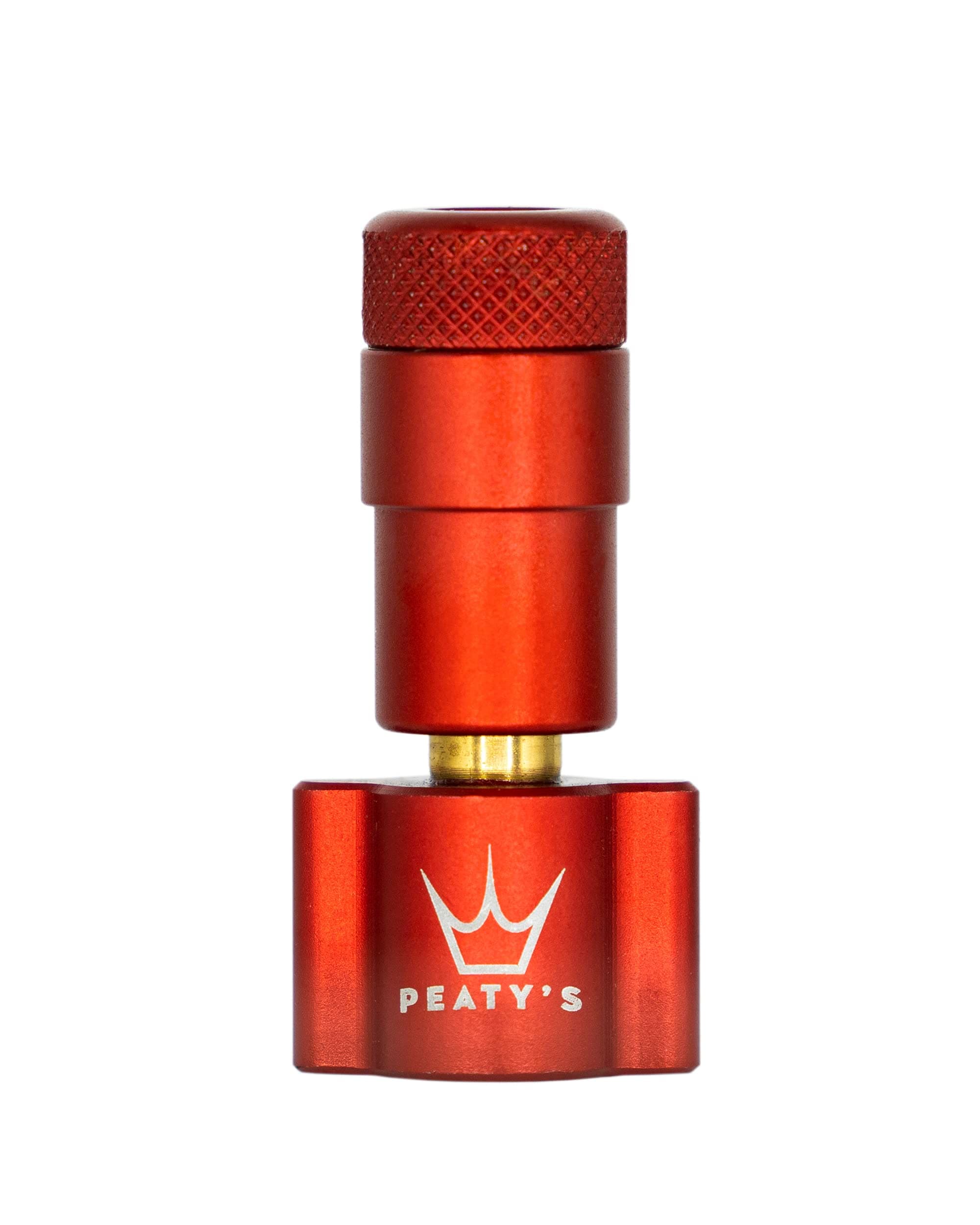 Peaty's CO2 Tyre Inflator Head Only - Unique Compact Straight Line Design for Maximum Airflow & Rapid Inflation, Presta Valve Compatible Bike Tire Pump for Mountain, Road & Gravel Bikes