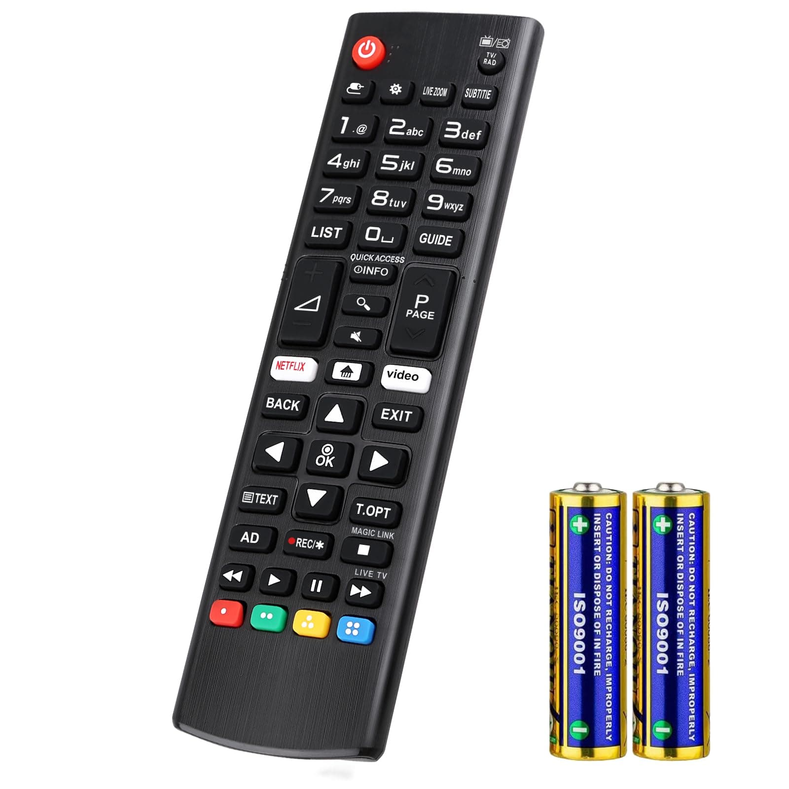 for LG TV Remote, Replacement for LG Remote Control Smart TV, Universal for Magic, with Batteries