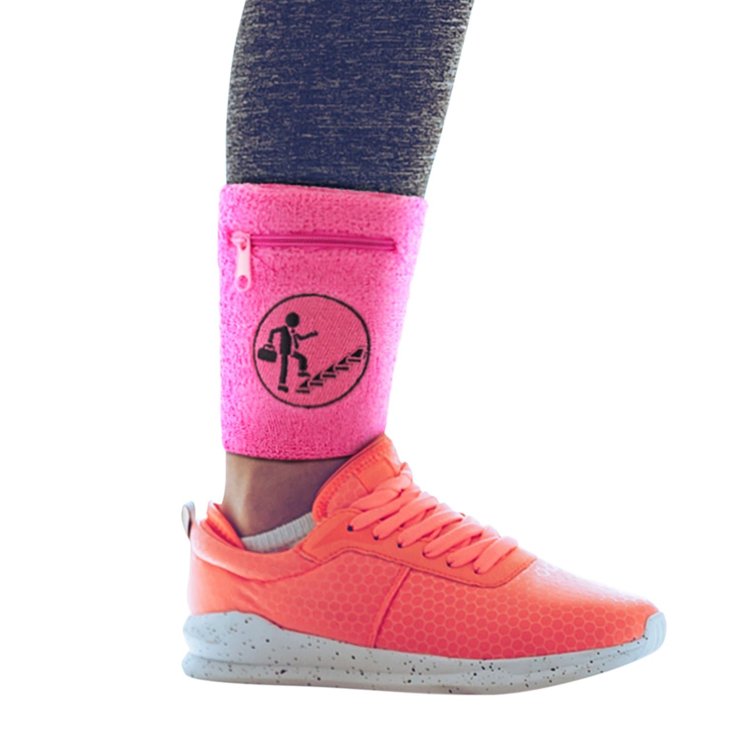 Athletic & Traveling Ankle Band. Use with Fitbit Flex 2 & Other Bullet Style Activity trackers. Store Credit Cards. for Runners & Travelers. Sleep Band. 2 Pack!