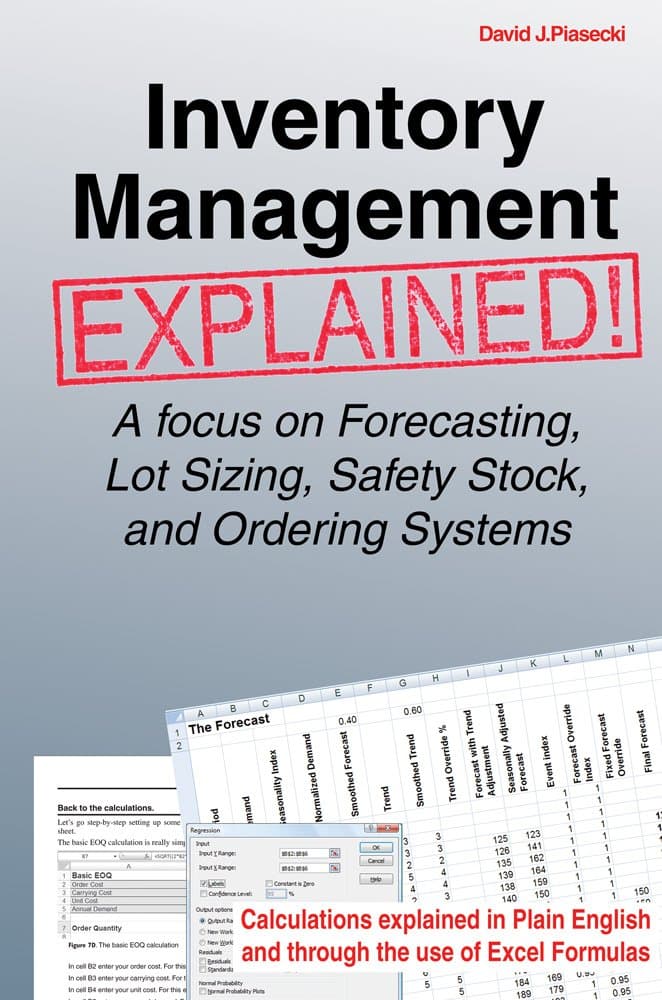 Inventory Management Explained: A focus on Forecasting, Lot Sizing, Safety Stock, and Ordering Systems.