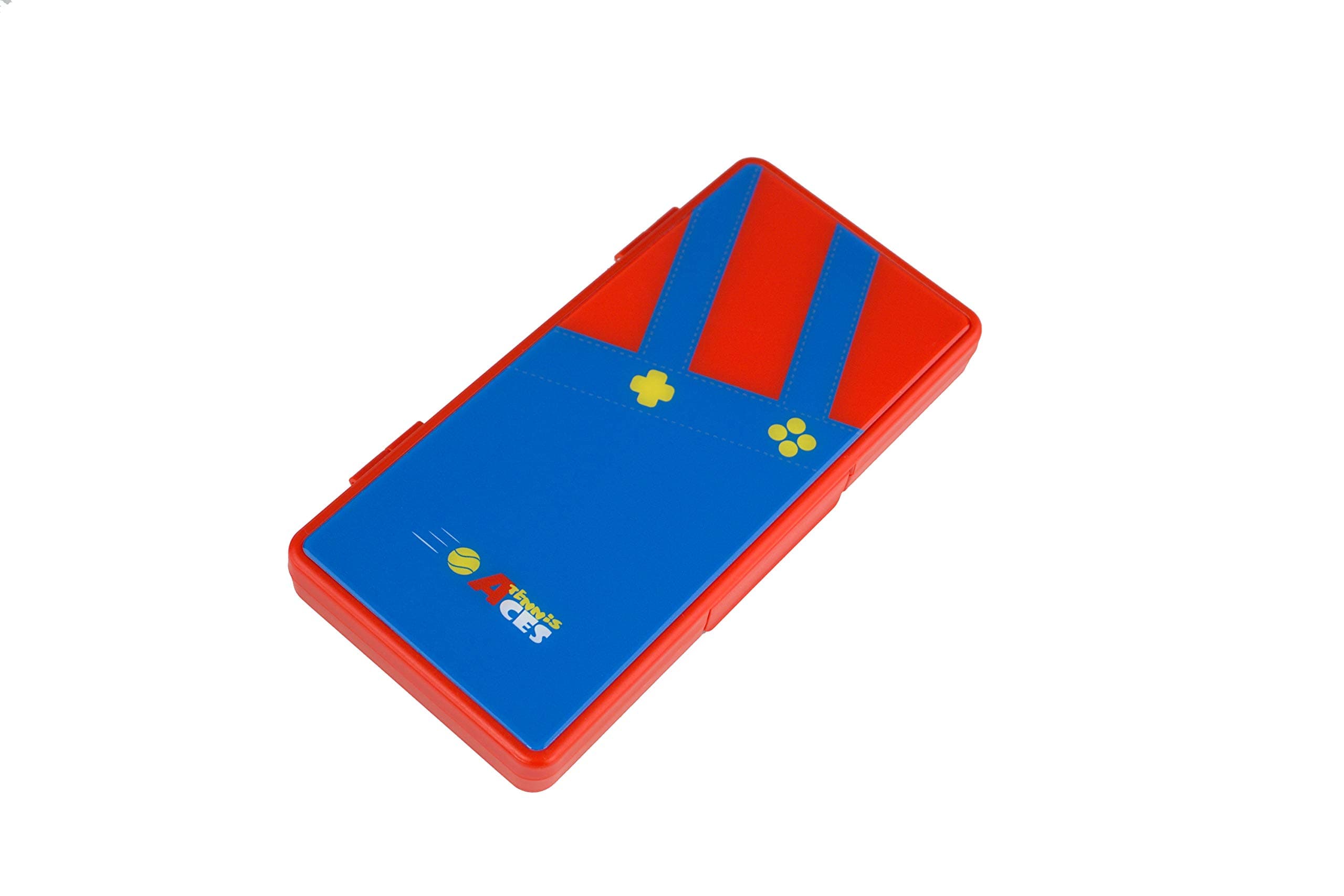 IINE Game Card Storage Case Red for Nintendo Switch and Lite ,Game case with 16 Card Slots and 2 Micro SD Card Holders