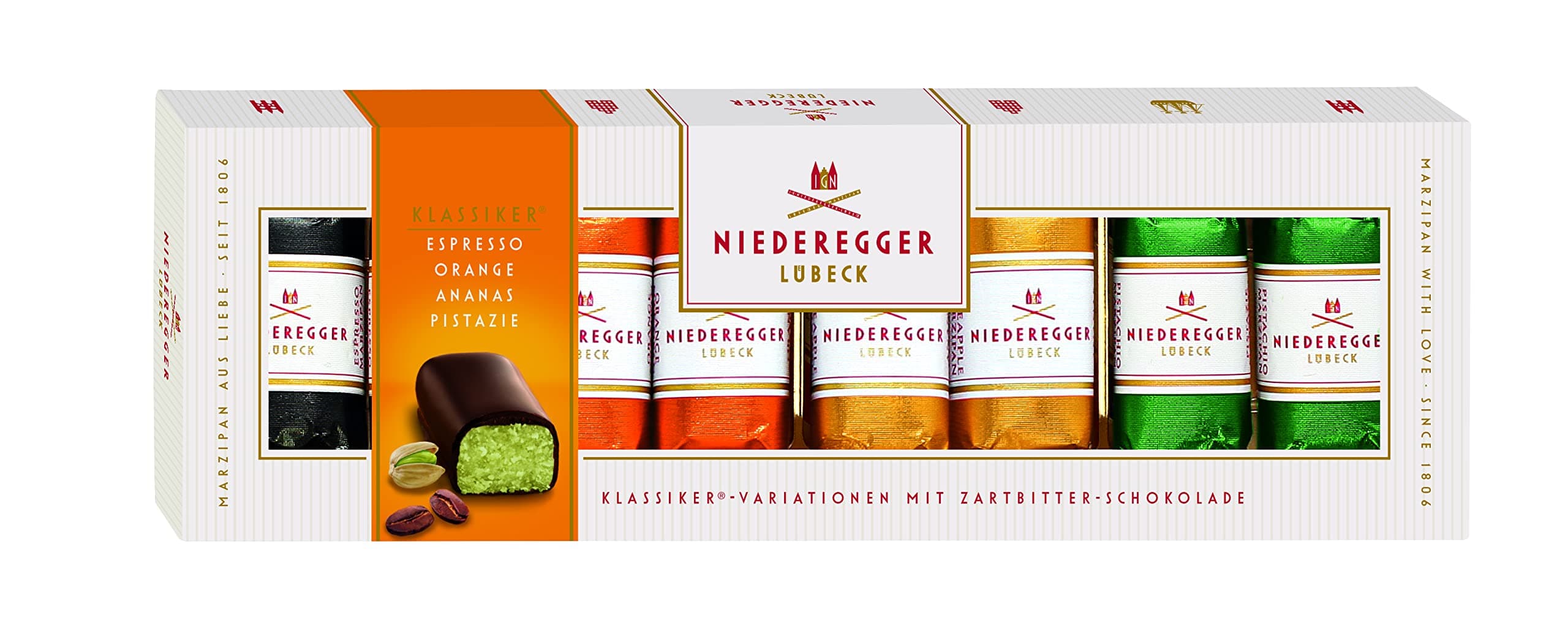 Niederegger | Marzipan Mini Loaves Assorted Choc 100g