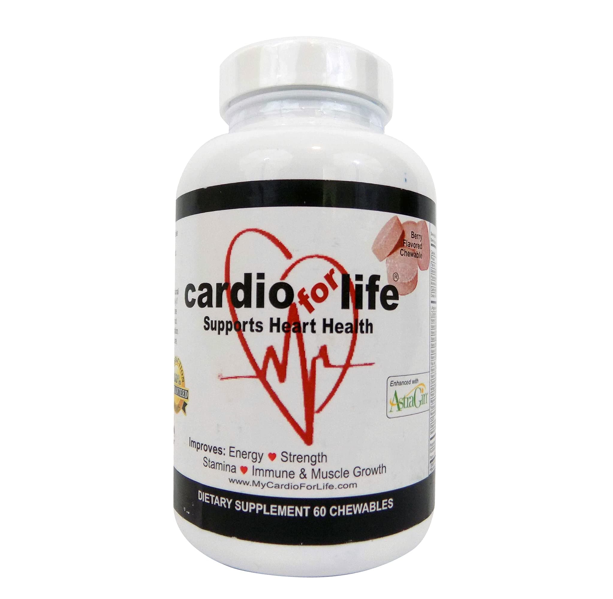 CardioForLife 60 Chewable Tablets - Berry