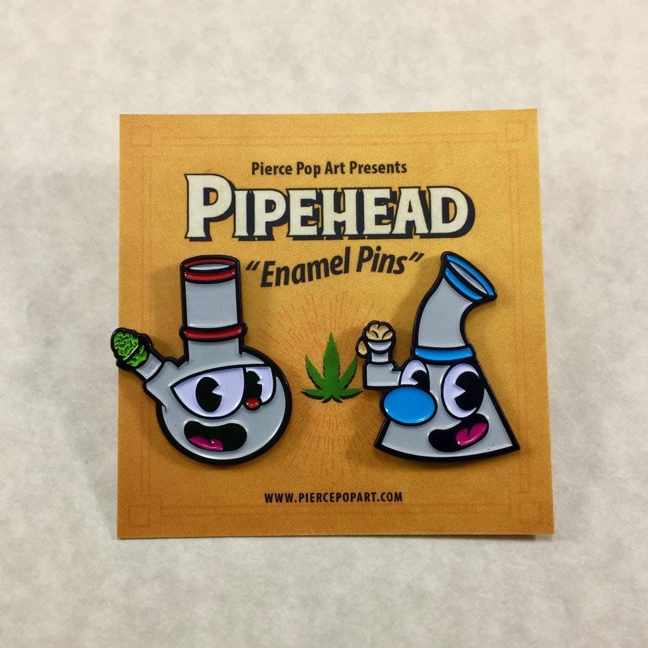 Pipehead: Bong Bro & Dab Dude | Enamel Pin Set