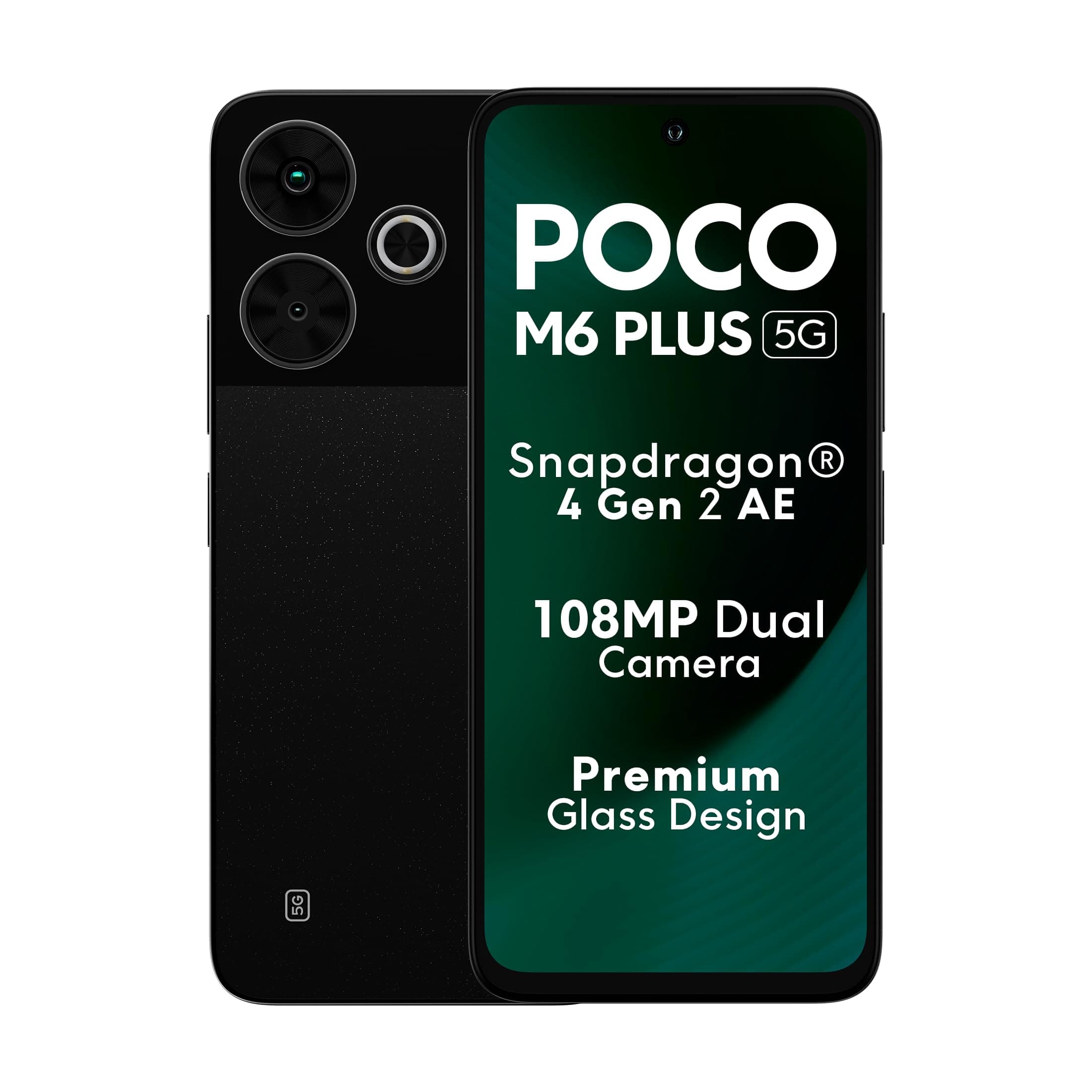 Poco M6 Plus 5G Graphite Black 6GB RAM 128GB ROM