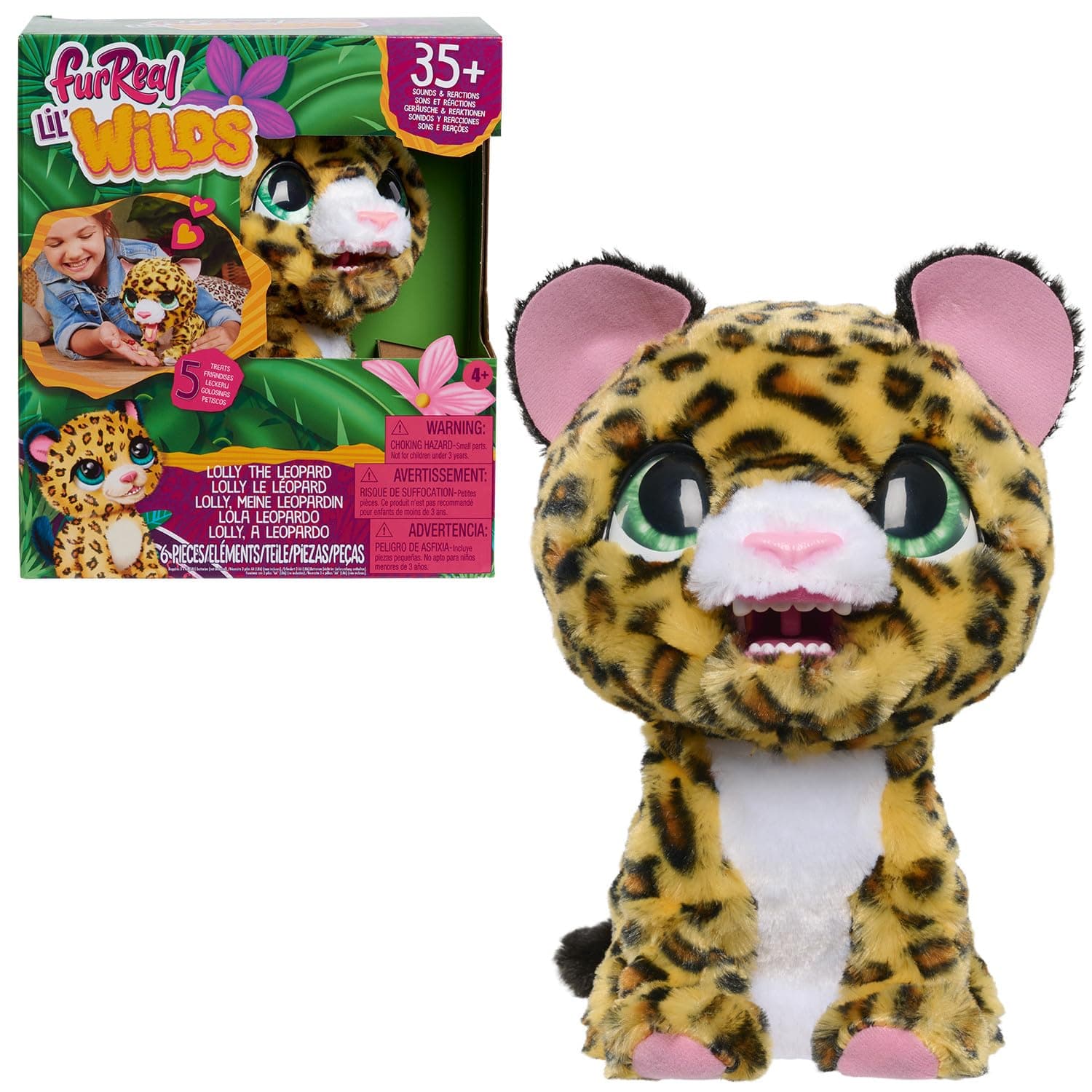 furReal Lil Wilds Lolly the Leopard Interactive Toy