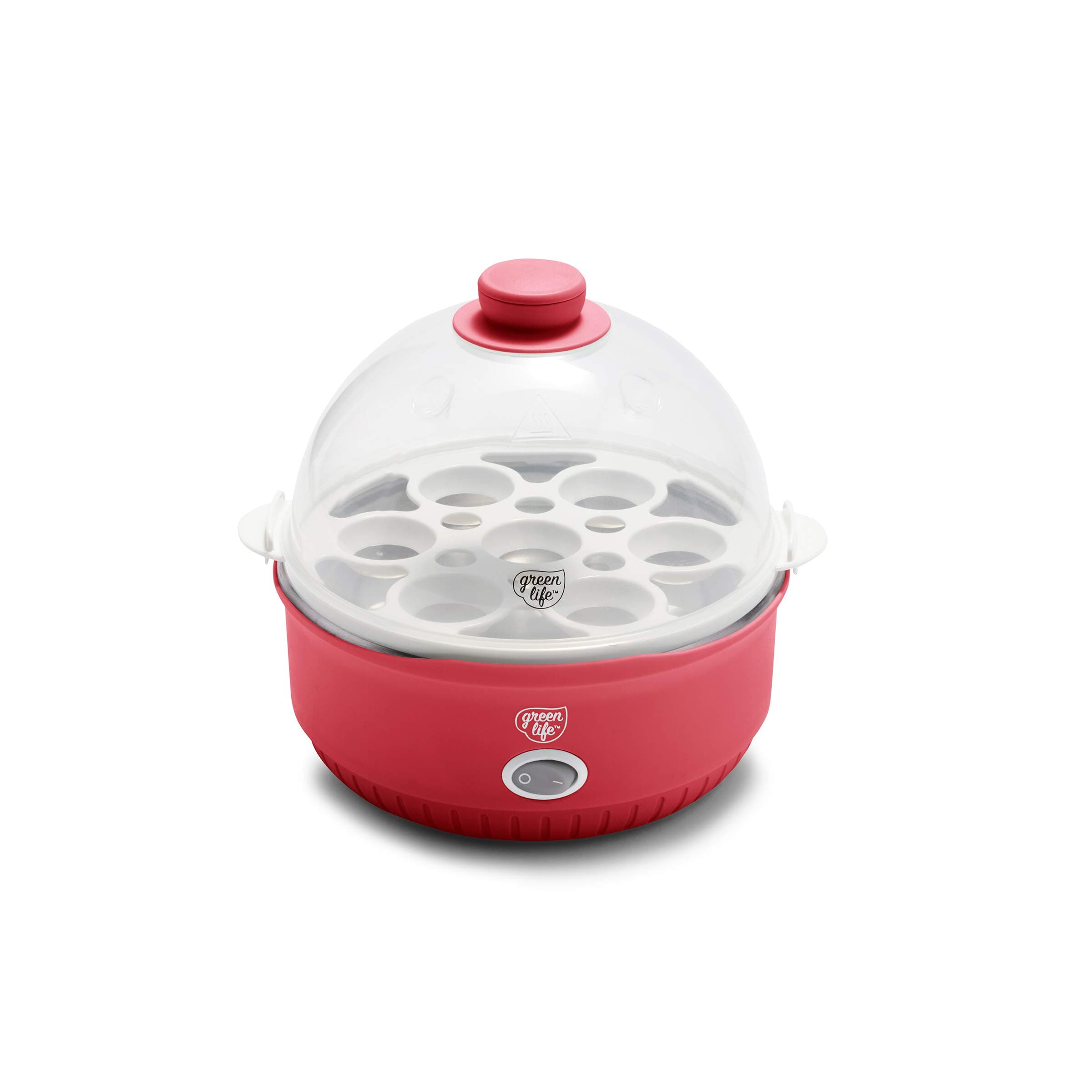 GreenLifeCC003766-002 Qwik EggCooker, Plastic, Red