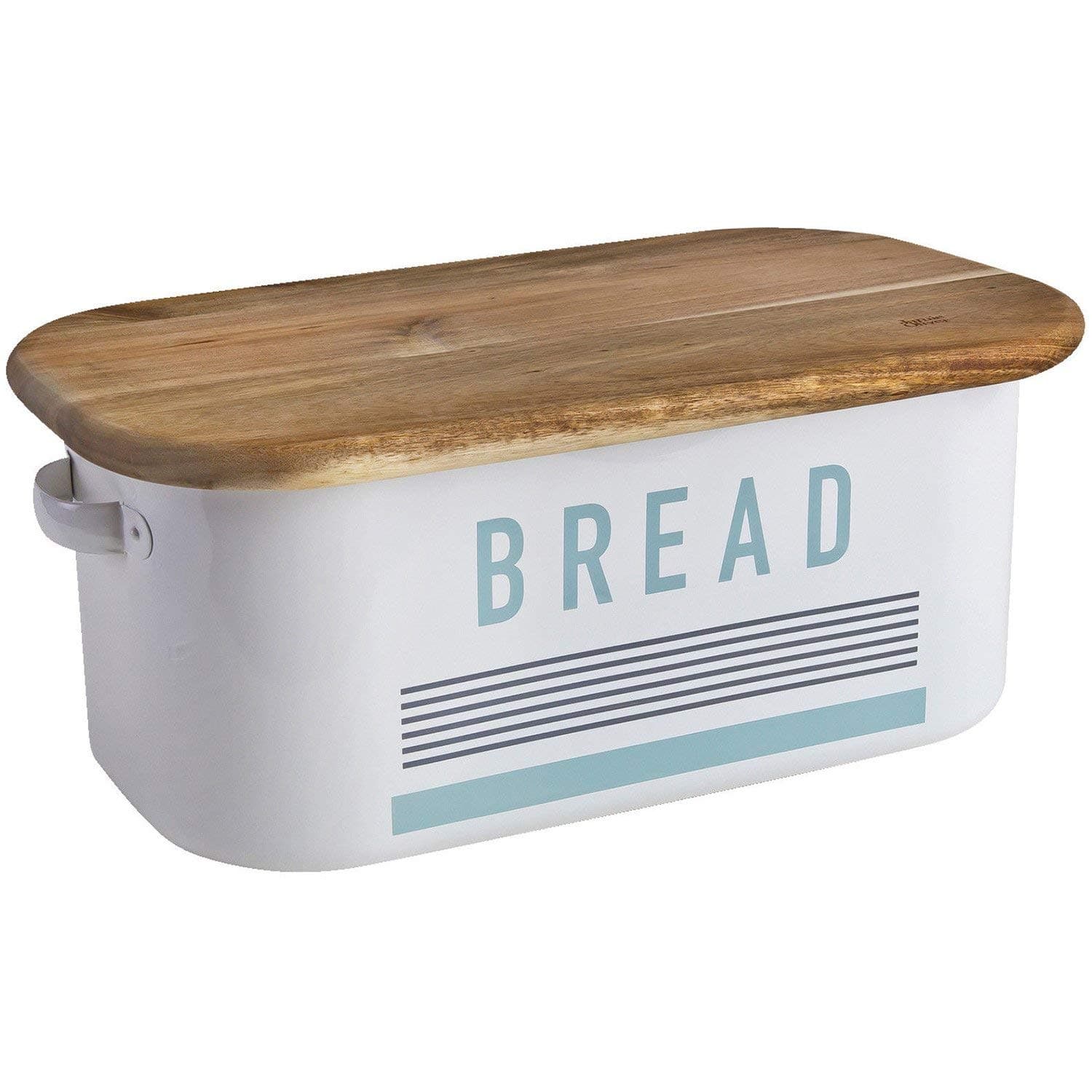 Jamie Oliver JB8901 Elegant Bread Bin, White/Brown
