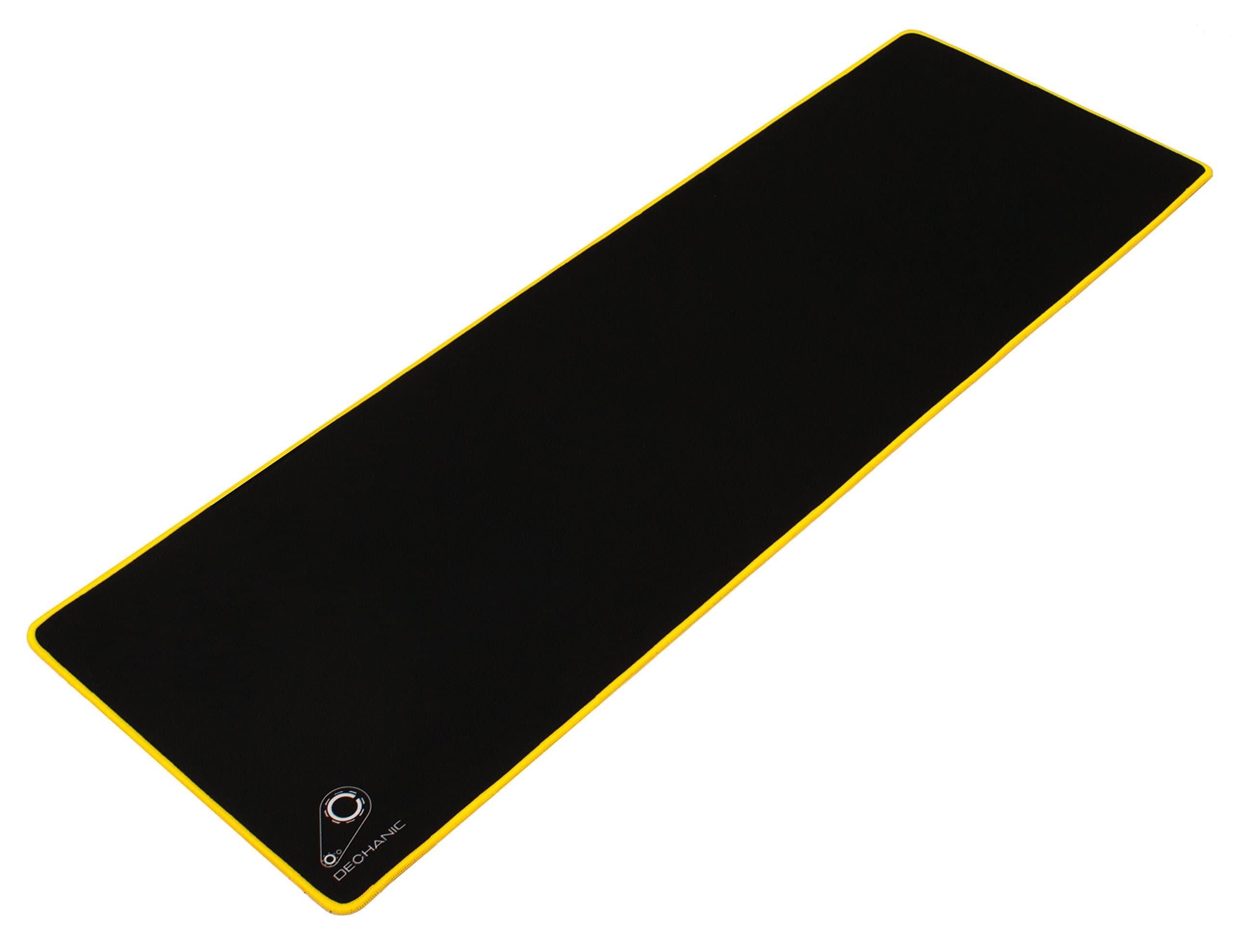 Dechanic Extended Heavy(6mm) Speed Soft Gaming Mouse Mat - Double Thickness, 36"x12", Yellow