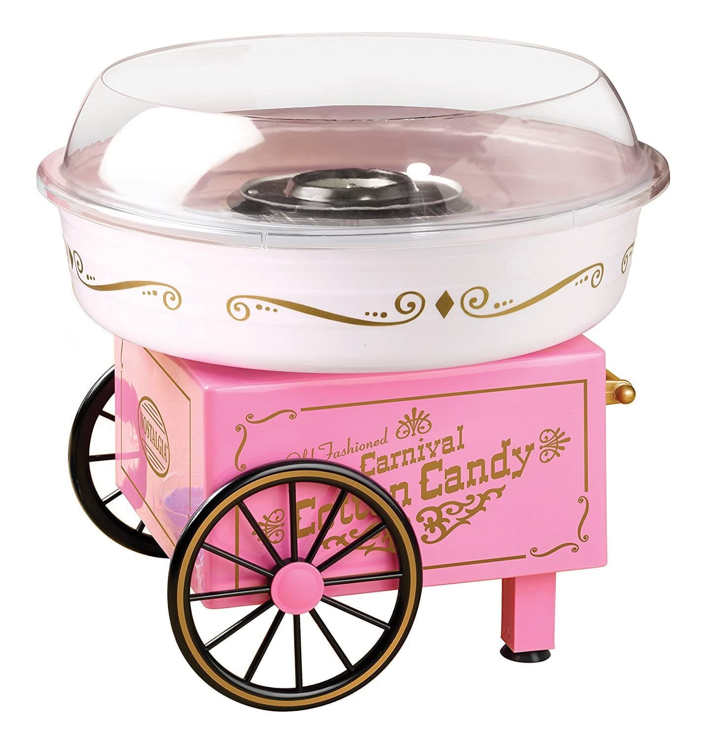 Homemade Cotton Candy Floss Maker Machine Electric Cotton Candy Maker Sugar Floss Maker Machine Make Hygienic Cotton Candy Machine for Your Kids (Cotton Candy Floss Maker Machine)